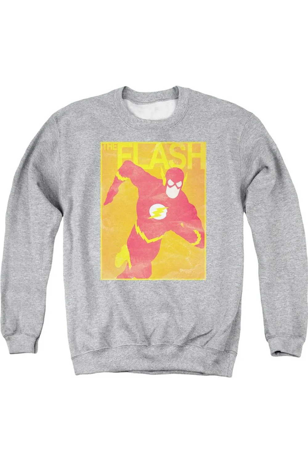 Sweat-shirt à capuche adulte simple avec poster de Flash de la Justice League of America