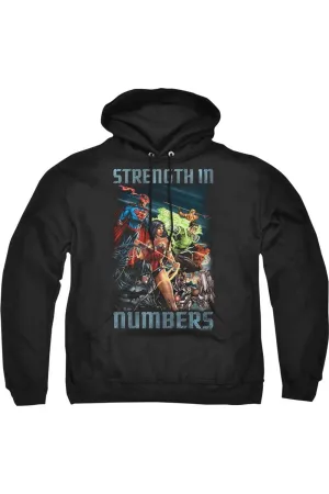 Pull-over à capuche pour adulte Justice League of America - La force du nombre