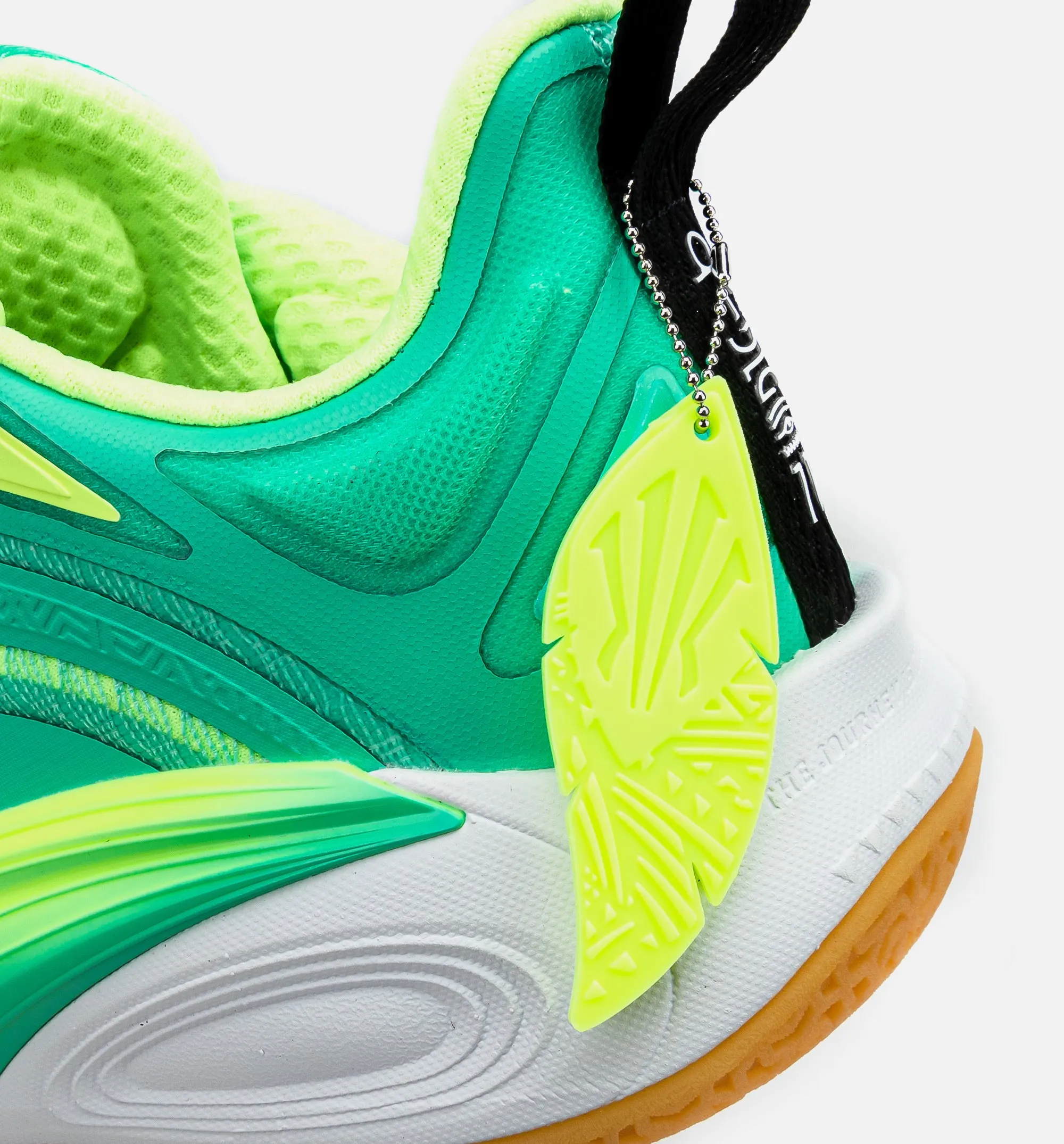 Minimalist Aesthetic Comfort Vent Kai 1 Green Grails Mens Basketball Shoe - Green/Yellow Free Shipping