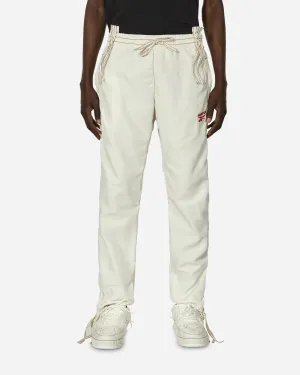 Kanghyuk Track Pants White Easy - Care and Functional Elastic Band Edge Tape
