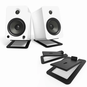 Kanto: S6 Desktop Speaker Stands for YU6 / TUK (Black / Pair) hi-fi digital music server,hi-fi speaker wall mount,hi-fi amp upgrade