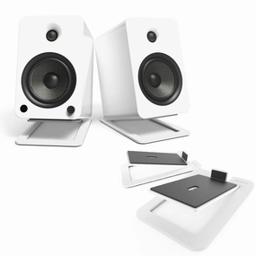 Kanto: S6 Desktop Speaker Stands for YU6 / TUK (White / Pair) hi-fi digital music server,hi-fi speaker wall mount,hi-fi amp upgrade