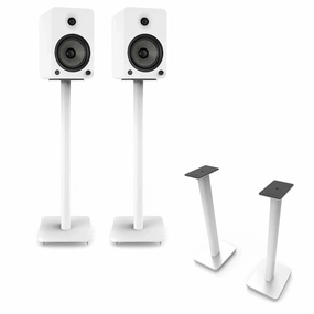 Kanto: SP26PLW Speaker Stands for YU4 / YU6 / TUK (26" Height / White / Pair) hi-fi digital music server,hi-fi speaker wall mount,hi-fi amp upgrade