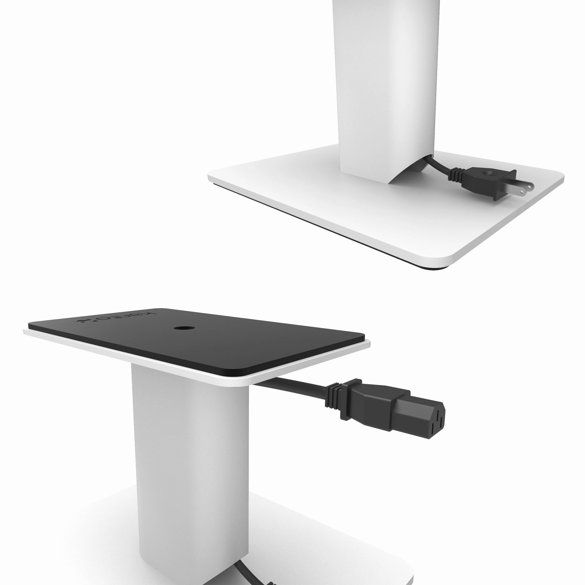 Kanto: SP6HD Desktop Speaker Stands for YU6 / TUK (6" Height / White / Pair)  (Open Box Special)