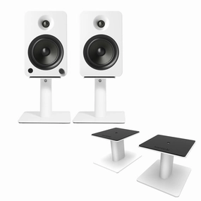 Kanto: SP6HD Desktop Speaker Stands for YU6 / TUK (6" Height / White / Pair) hi-fi digital music server,hi-fi speaker wall mount,hi-fi amp upgrade