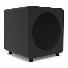 Kanto: SUB8V Powered Subwoofer - Matte Black (SUB8VMB) hi-fi DAC amp combo,hi-fi speaker impedance matcher,hi-fi RCA switch