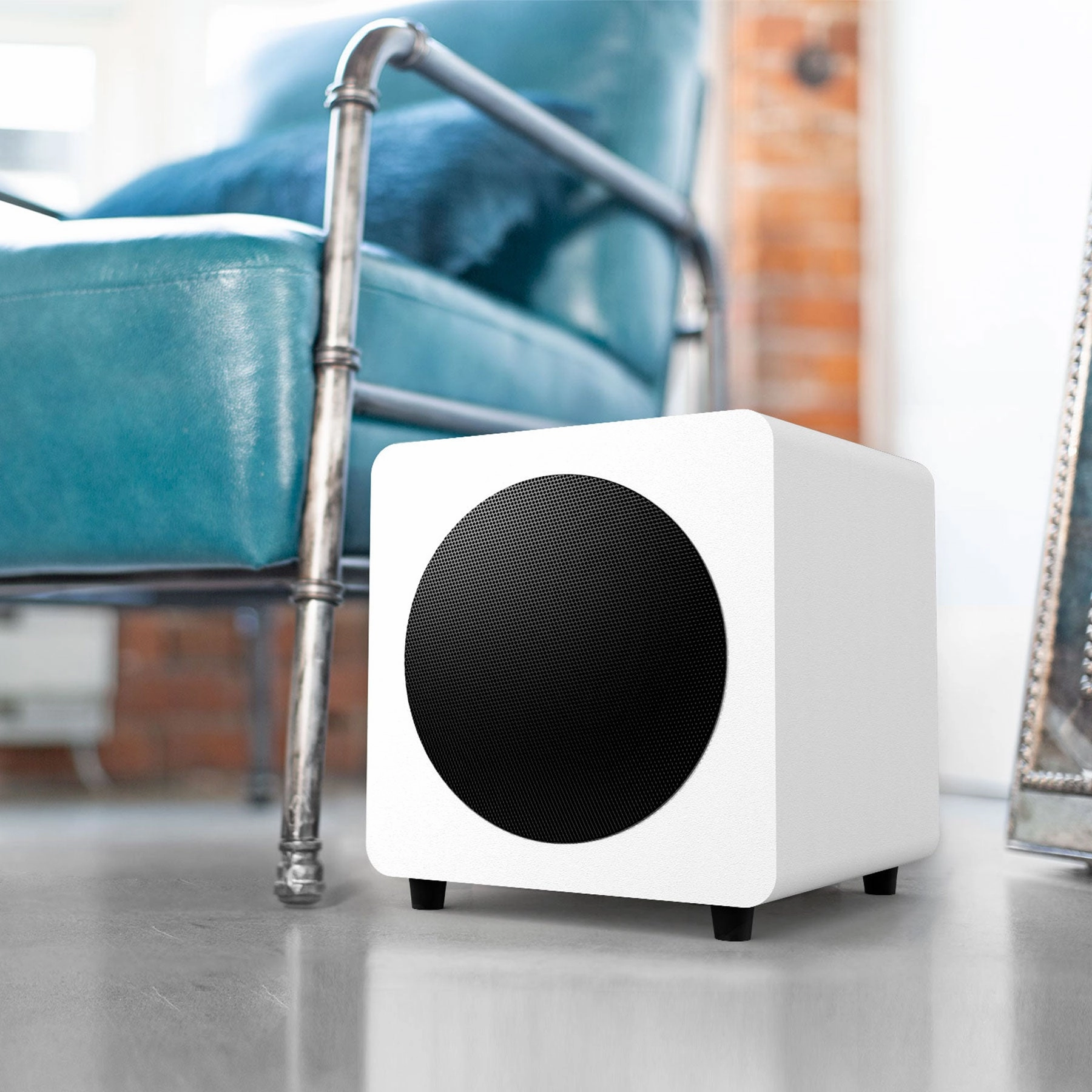 Kanto: SUB8V Powered Subwoofer - Matte White (SUB8VMW)