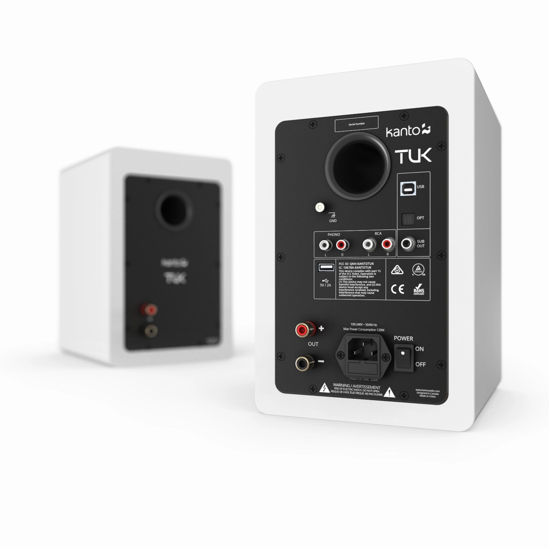 Kanto: TUK Powered Speakers - Matte White (TUKMW)