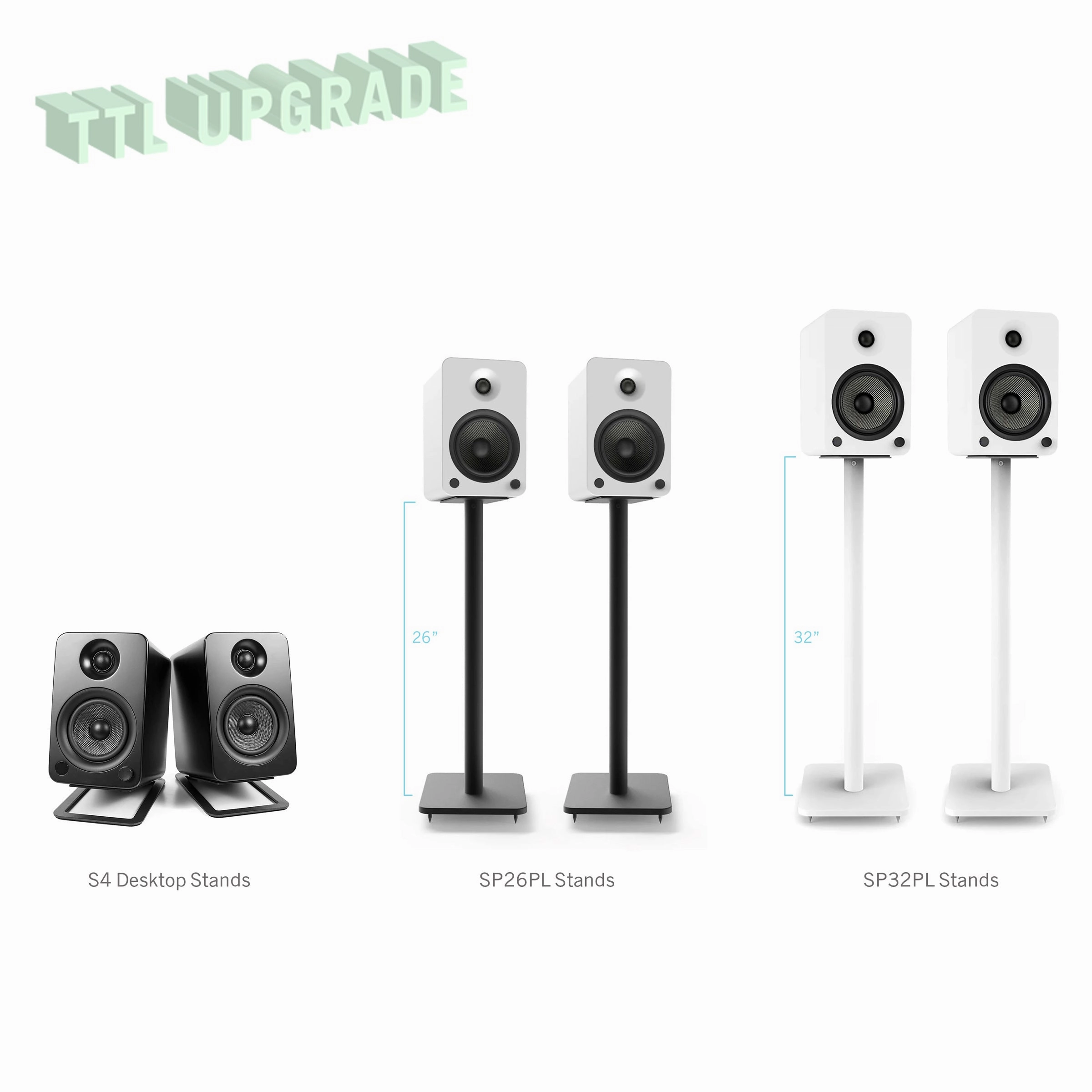 Kanto: YU4 Powered Bookshelf Speakers - Matte Black (YU4MB) (Open Box Special)