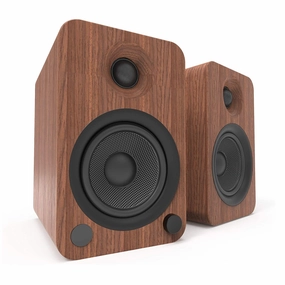 Kanto: YU4 Powered Bookshelf Speakers - Walnut (YU4WALNUT) hi-fi digital music server,hi-fi speaker wall mount,hi-fi amp upgrade