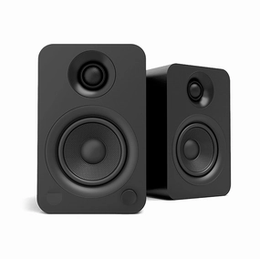 Kanto: YU Powered Bookshelf Speakers - Black hi-fi digital music server,hi-fi speaker wall mount,hi-fi amp upgrade
