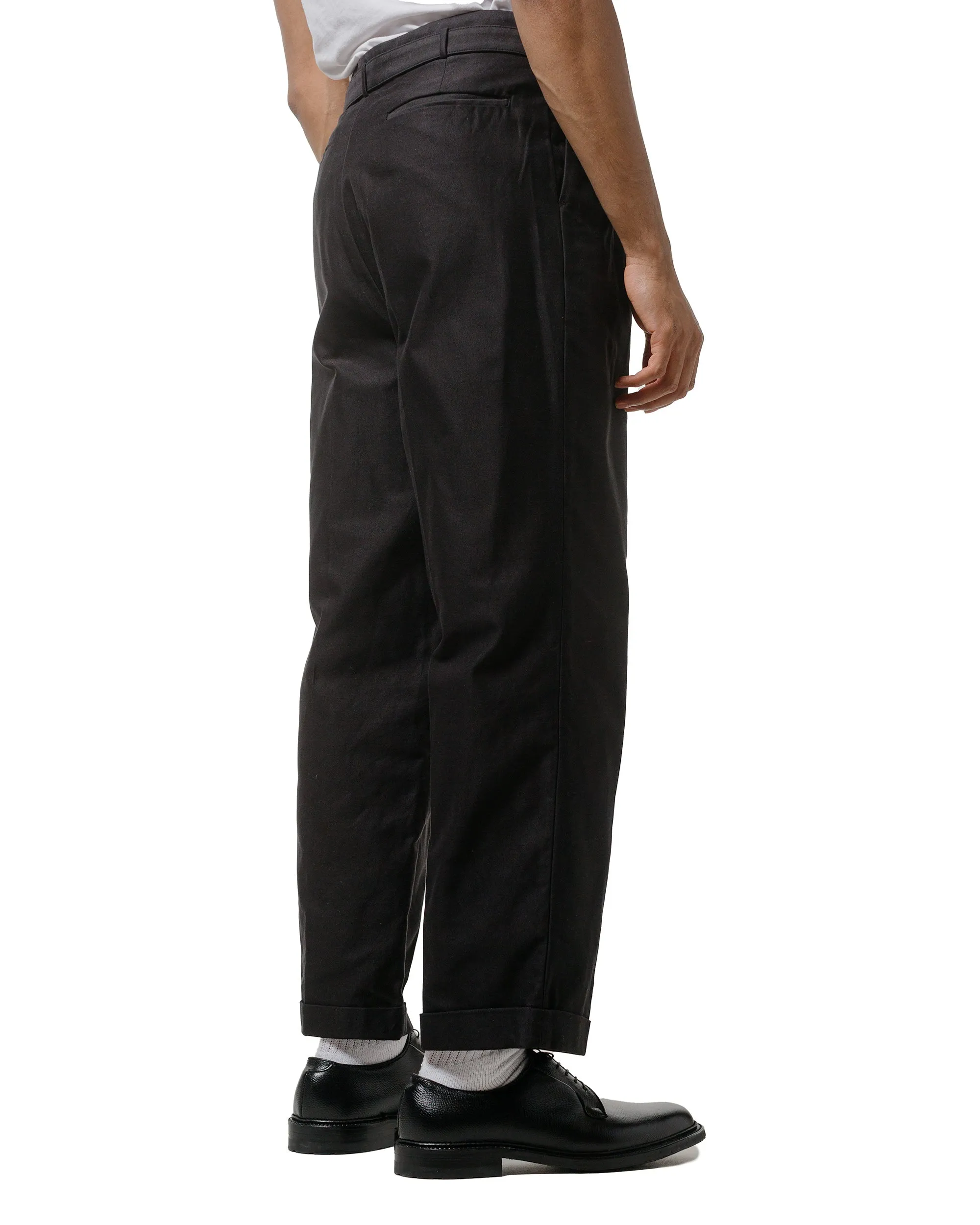 Comfortable Outfit High-Waisted Kaptain Sunshine Belted Riviera Pantalon Black