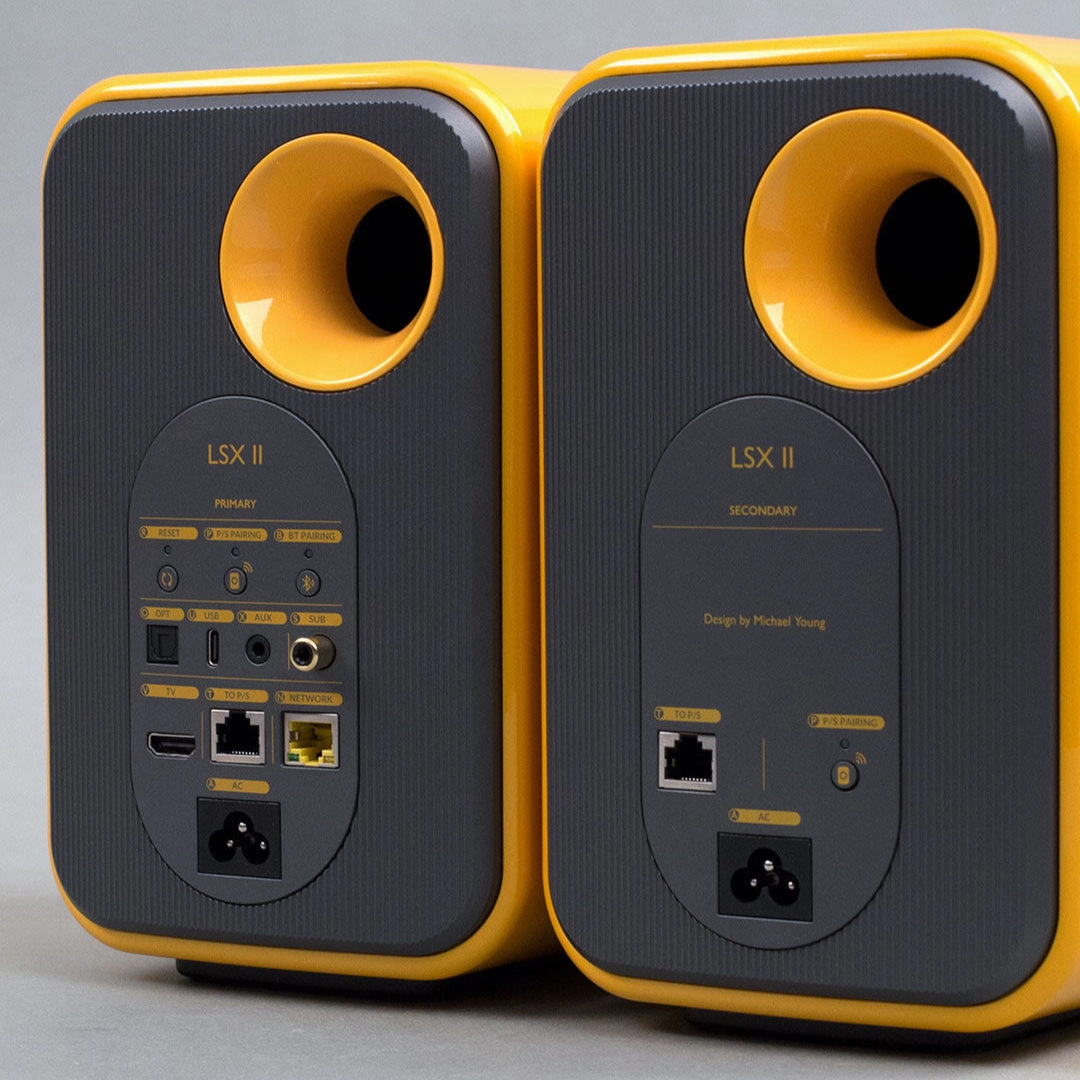 KEF: LSX II Powered Speakers - Pair / Limited Edition Solaris Yellow