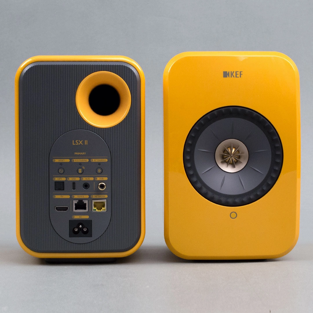 KEF: LSX II Powered Speakers - Pair / Limited Edition Solaris Yellow