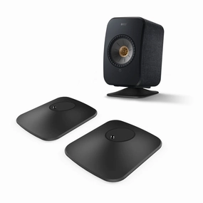 KEF: P1 Desk Pad Stands for LSX II (Pair) - Black hi-fi DAC amp combo,hi-fi speaker impedance matcher,hi-fi RCA switch