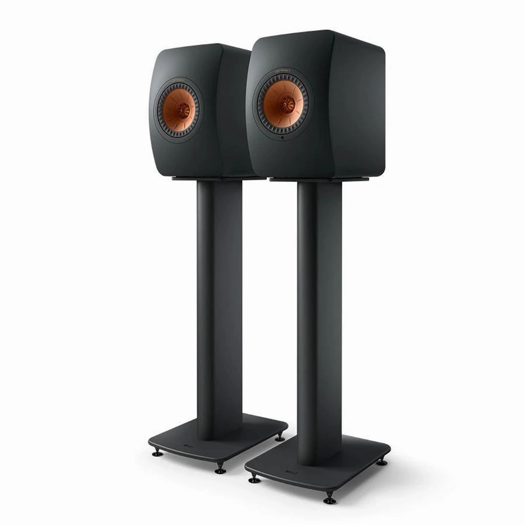 KEF: S2 Speaker Stands for LS50 - Carbon Black / Pair hi-fi DAC amp combo,hi-fi speaker impedance matcher,hi-fi RCA switch