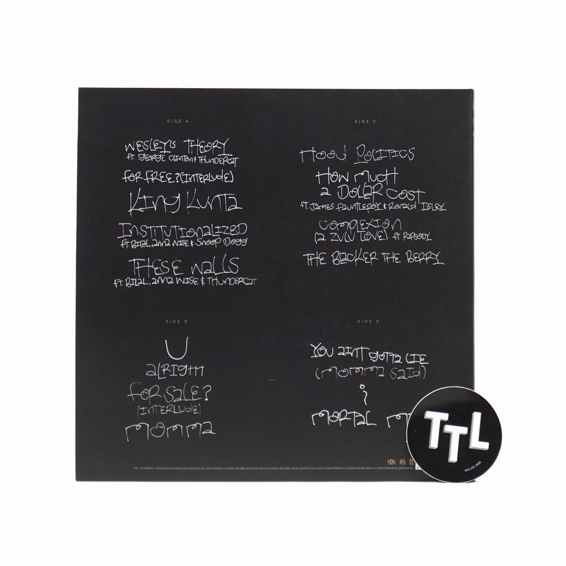 Kendrick Lamar: To Pimp A Butterfly (Indie Exclusive, Colored Vinyl) Vinyl 2LP
