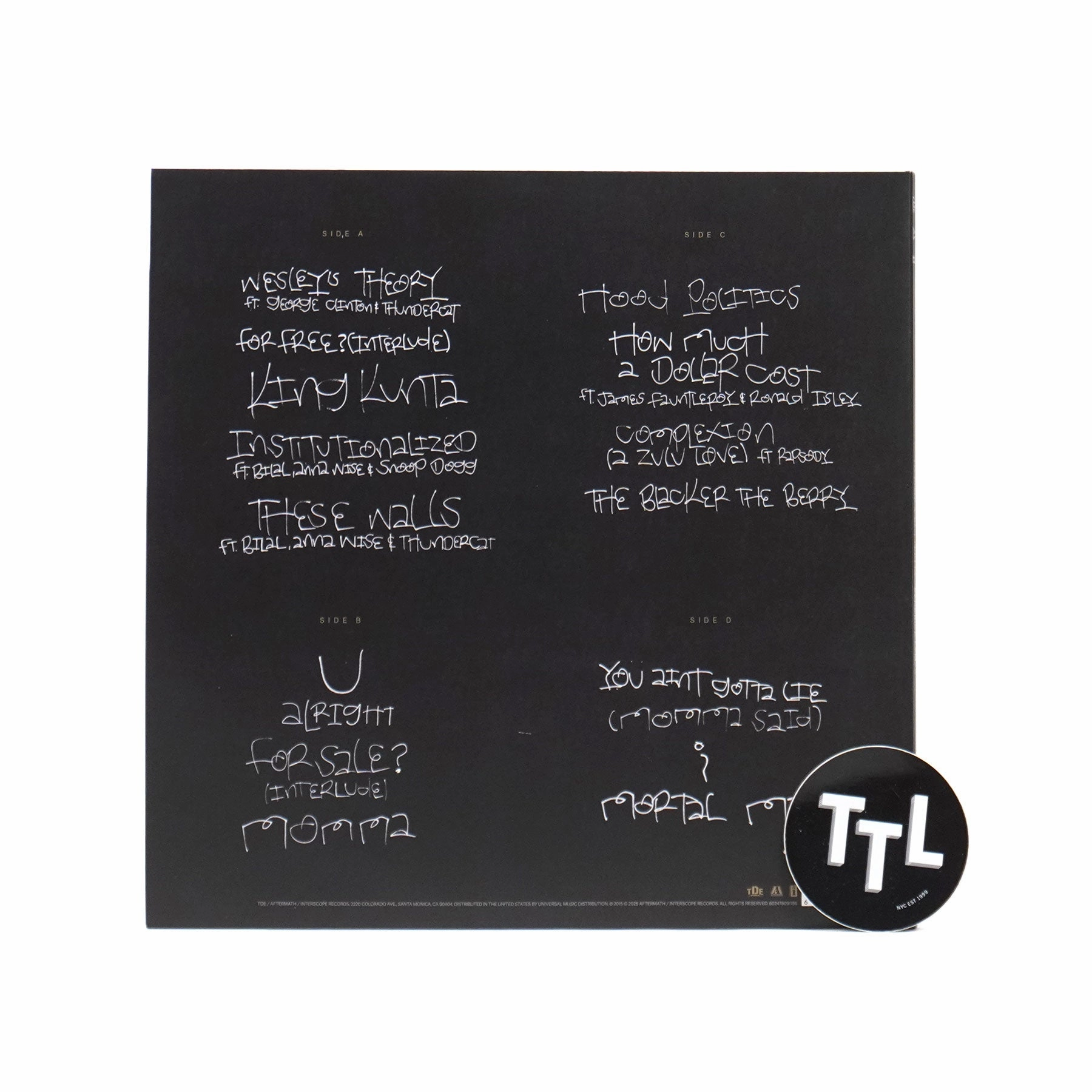 Kendrick Lamar: To Pimp A Butterfly (Indie Exclusive, Colored Vinyl) Vinyl 2LP