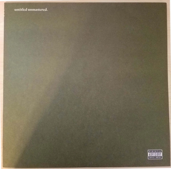 Kendrick Lamar  Untitled Unmastered.  (Arrives in 4 Days)