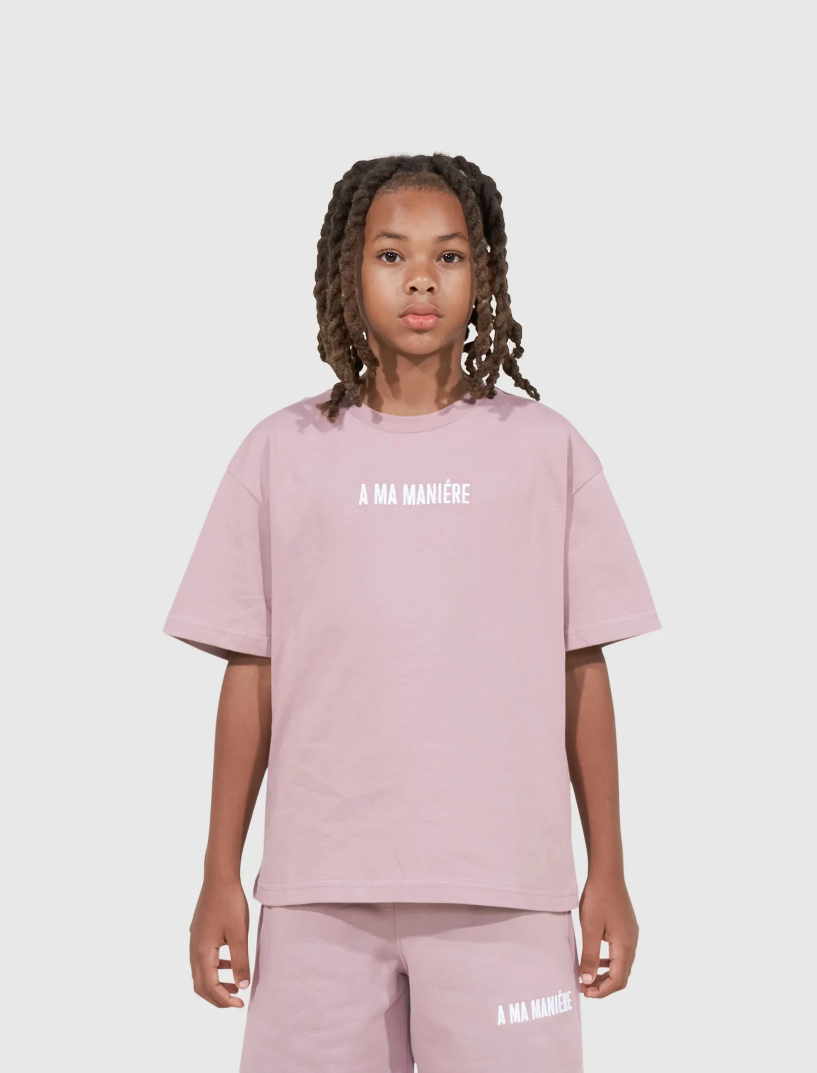 Durable Seamless Construction Kids Bar Logo T-Shirt