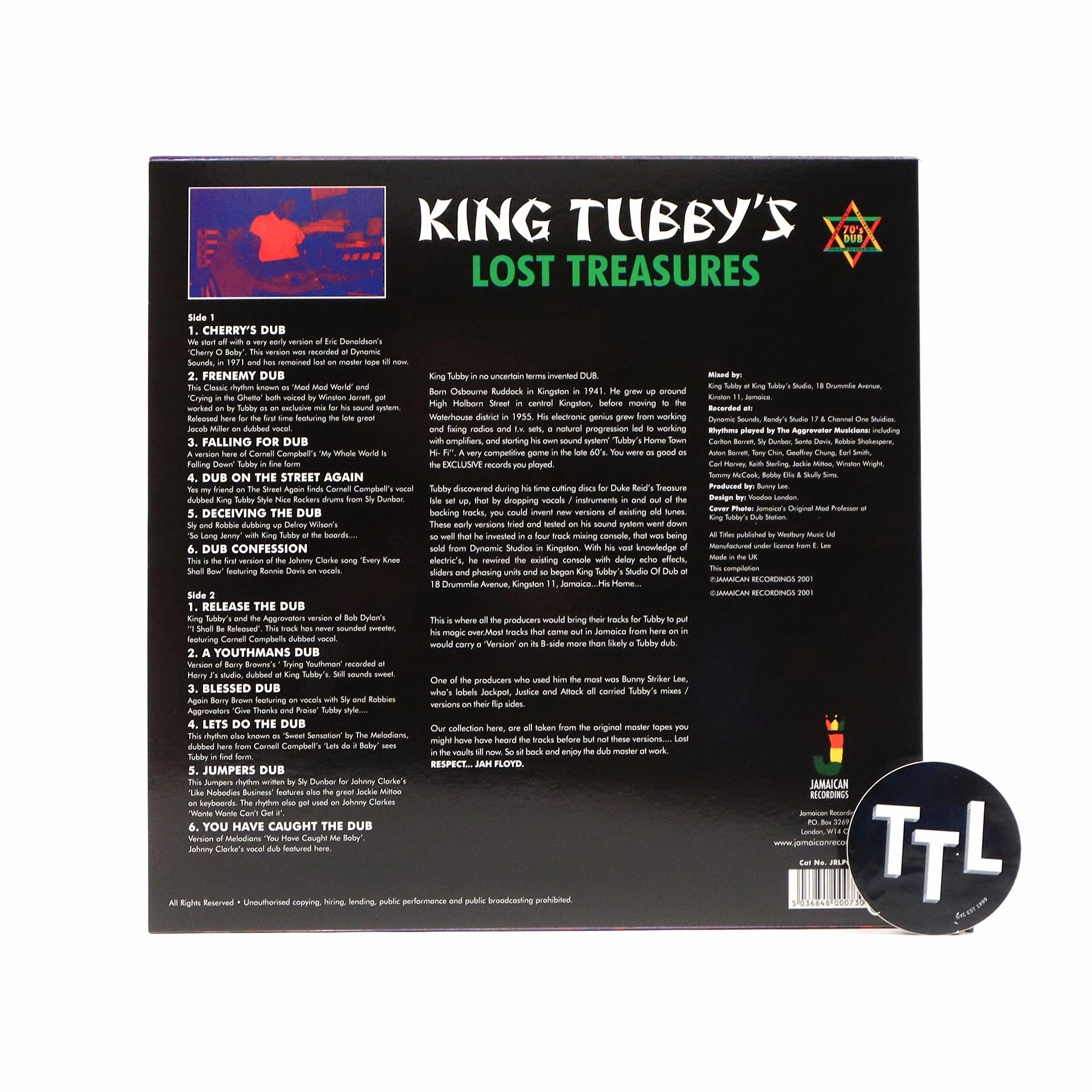 King Tubby: King Tubby's Lost Treasures Vinyl LP