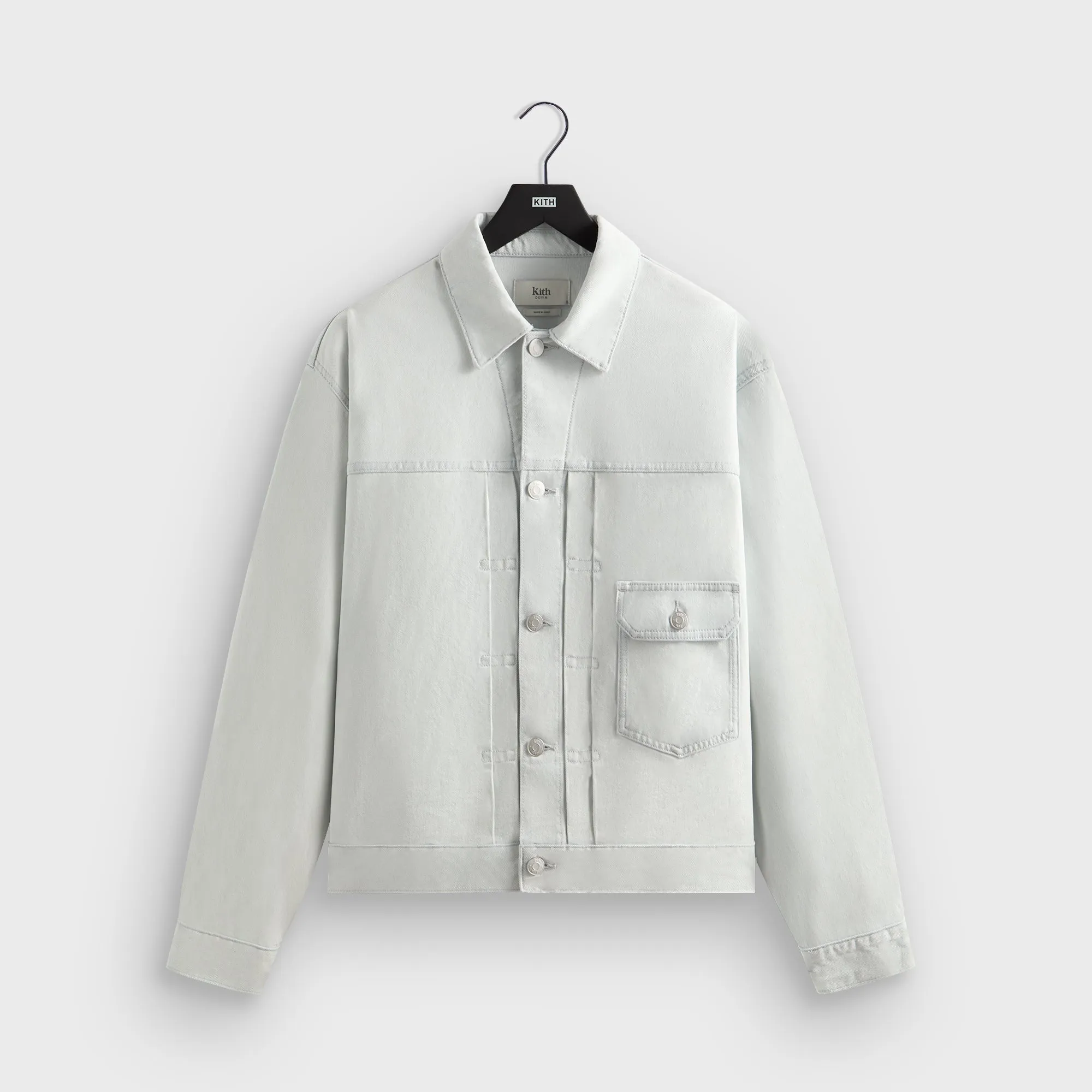 Shapewear Printed Patterns Kith Alonzo Denim Jacket - Eden Wash