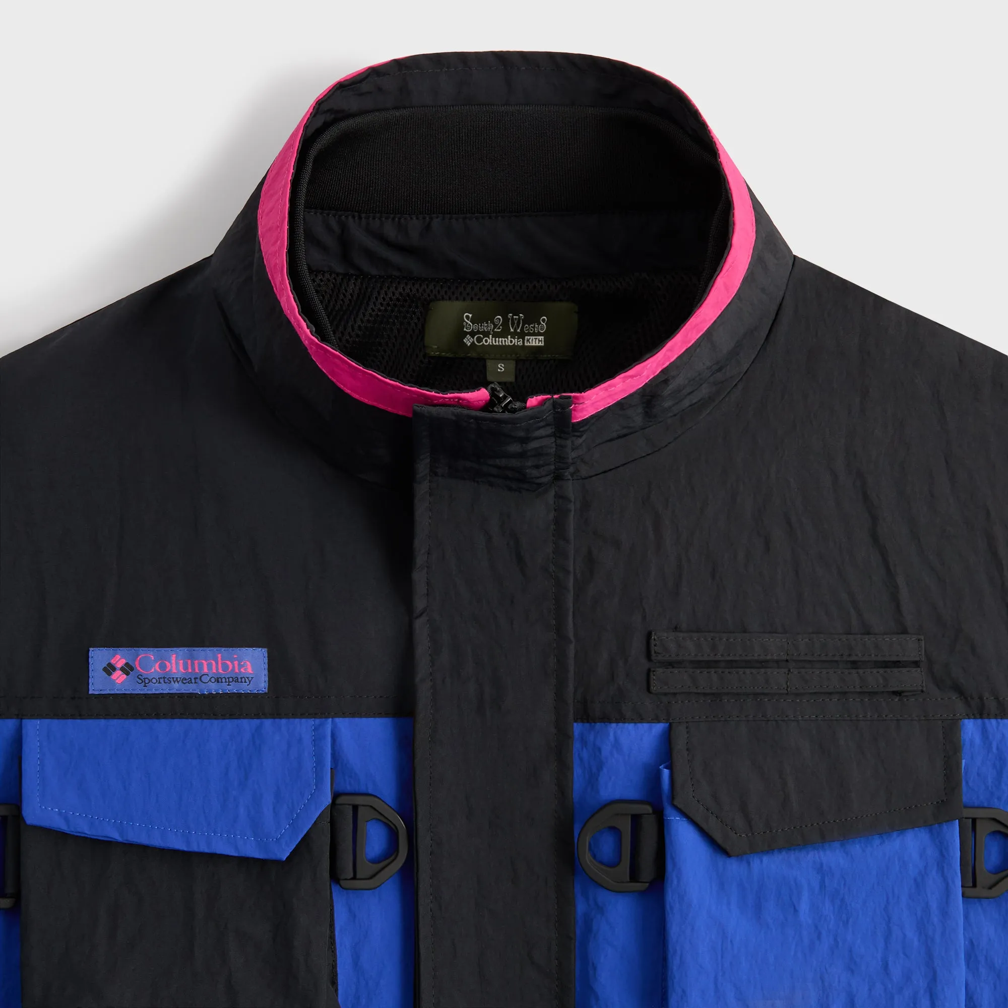 Kith & South2 West8 For Columbia Multi Pocket Jacket - Cyclone Cap Sleeves Index