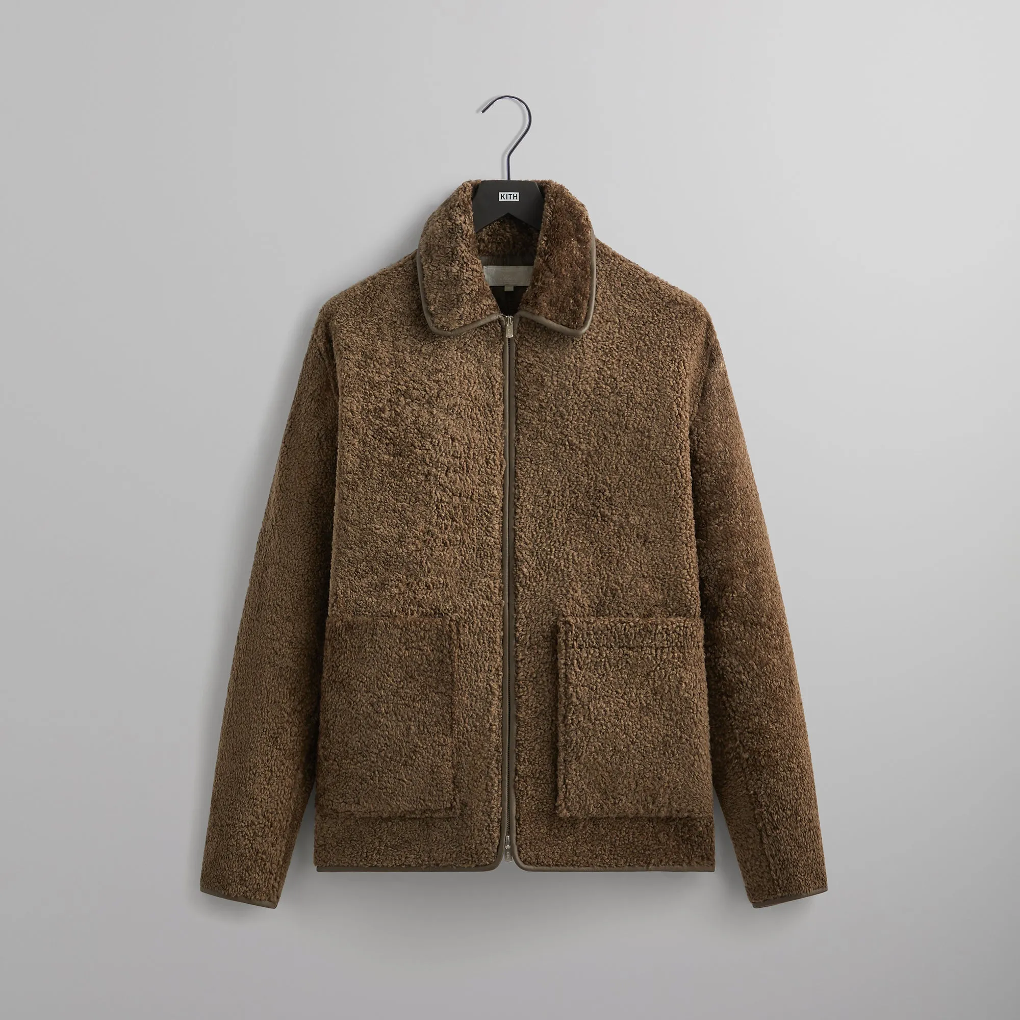 Anti-Fake Equity Sharing Kith Archer Shearling Jacket - Silo