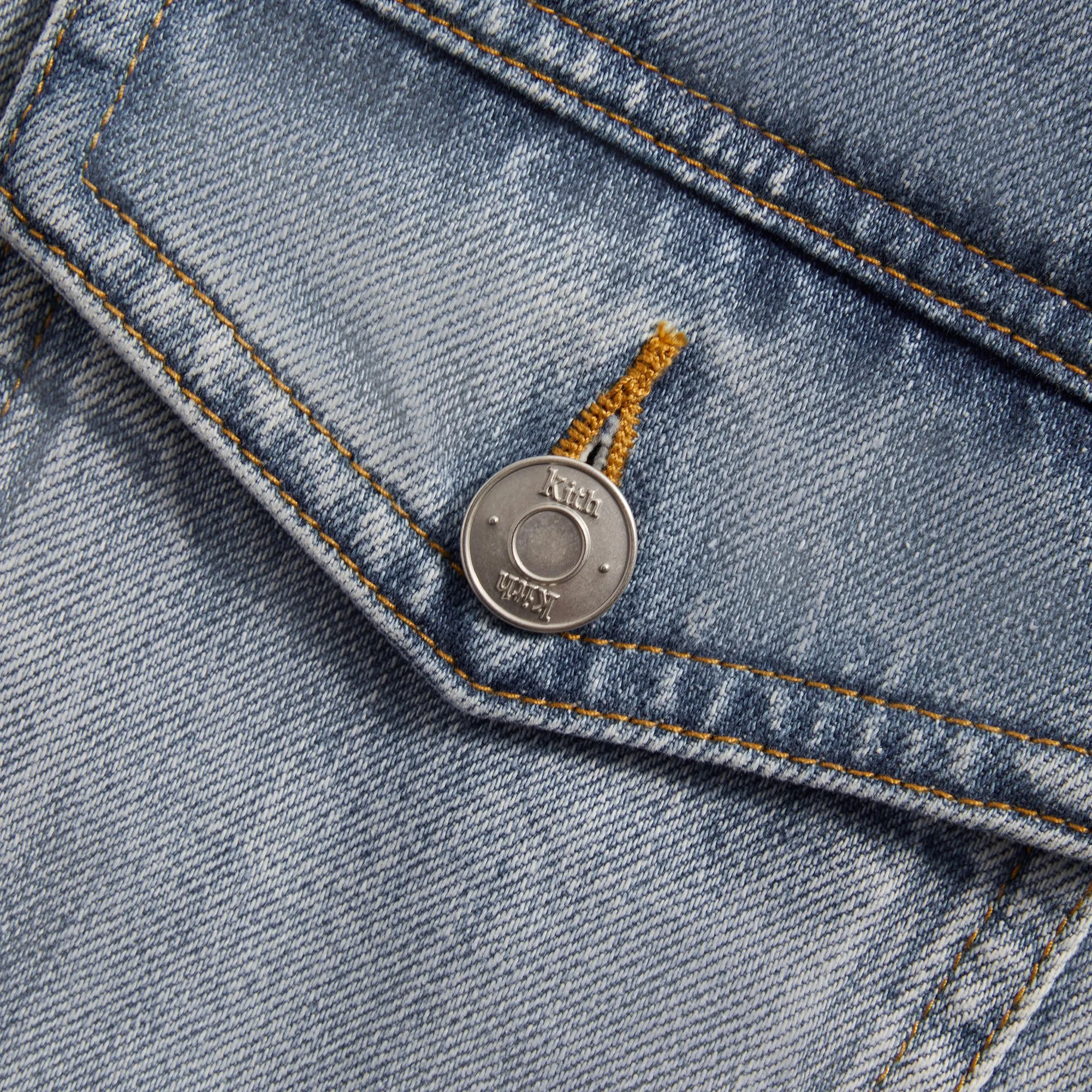 Kith Centre Denim Jacket - Light Indigo Odor-Resistance Index