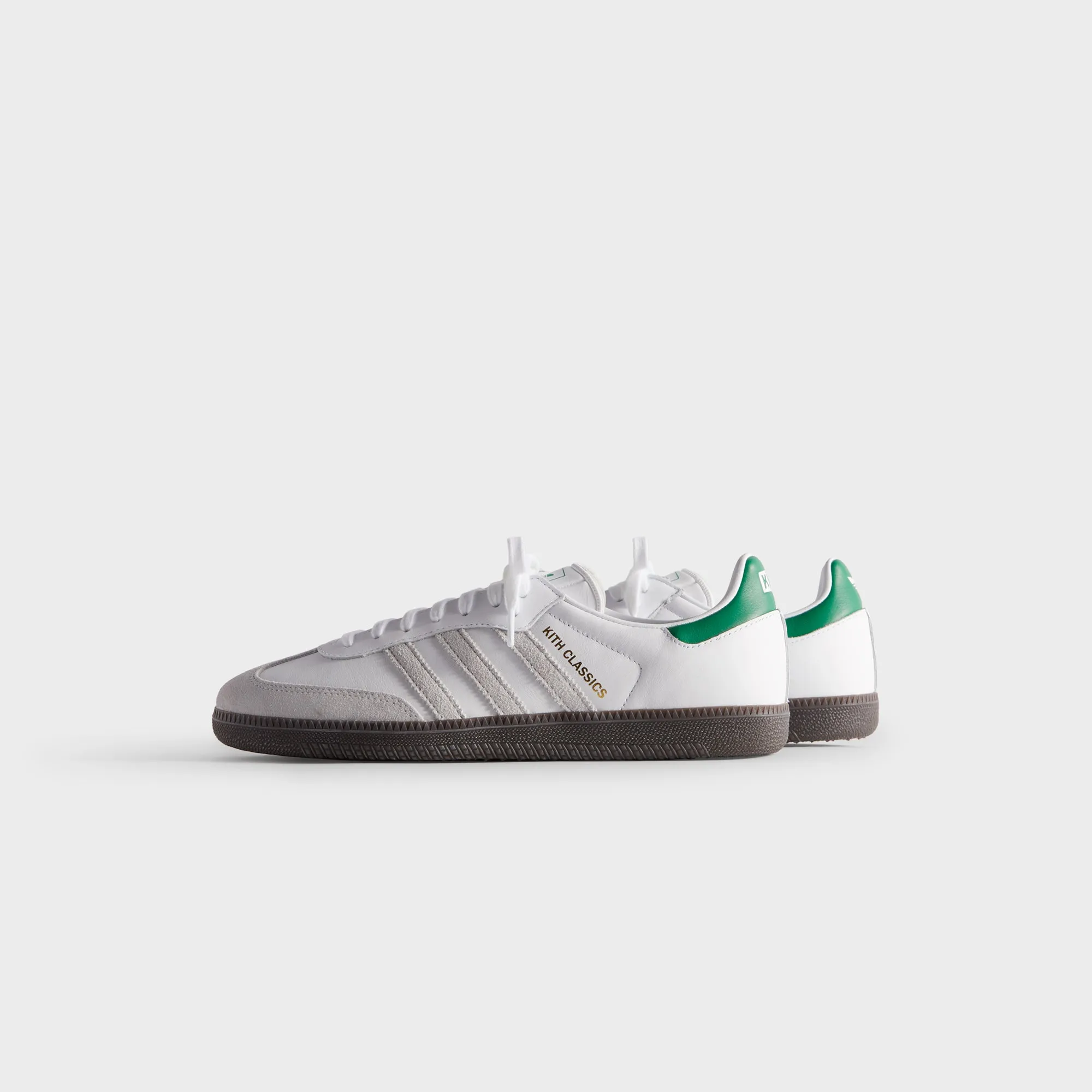 Breathability Efficiency Slip-On Velcro Kith Classics For Adidas Originals Samba Og - White / Green