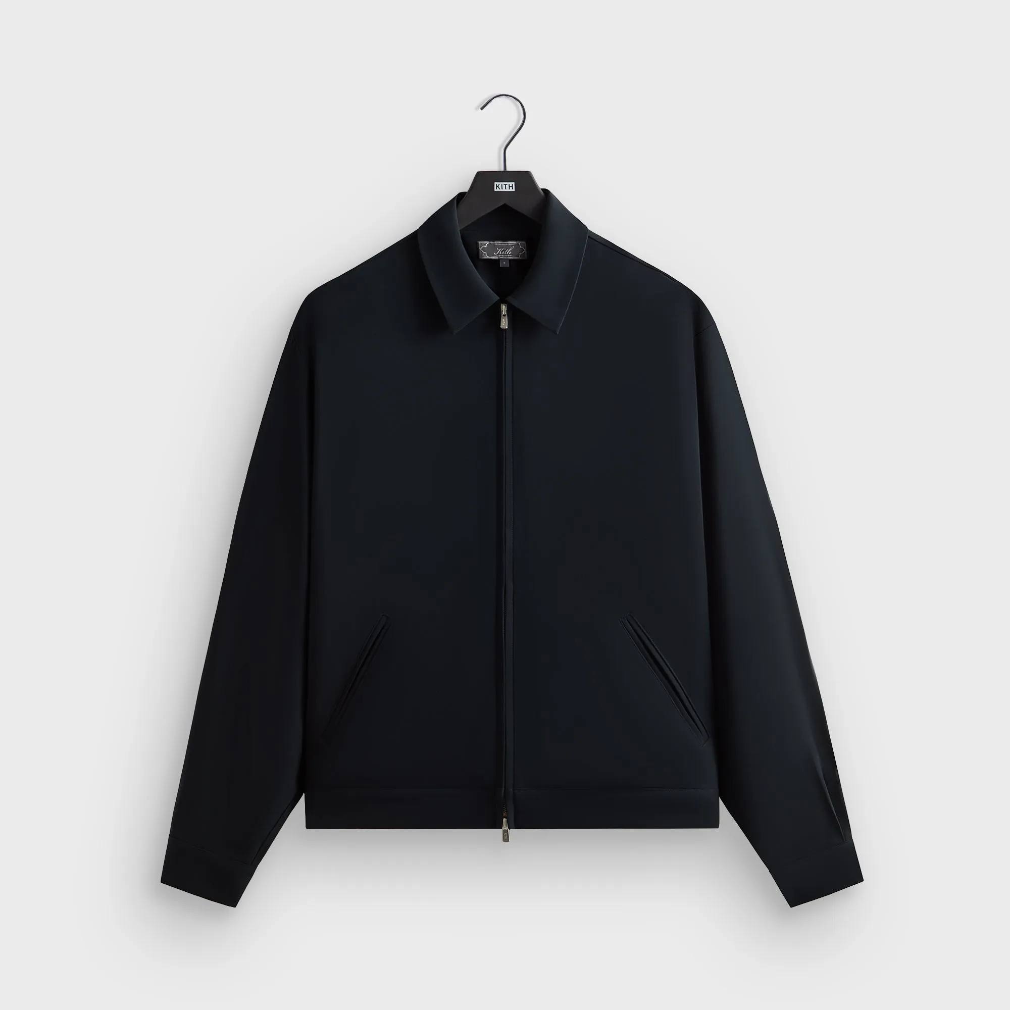 Kith Connor Blouson Jacket - Black Comfortable Elastic Elastic Elastic Hypoallergenic