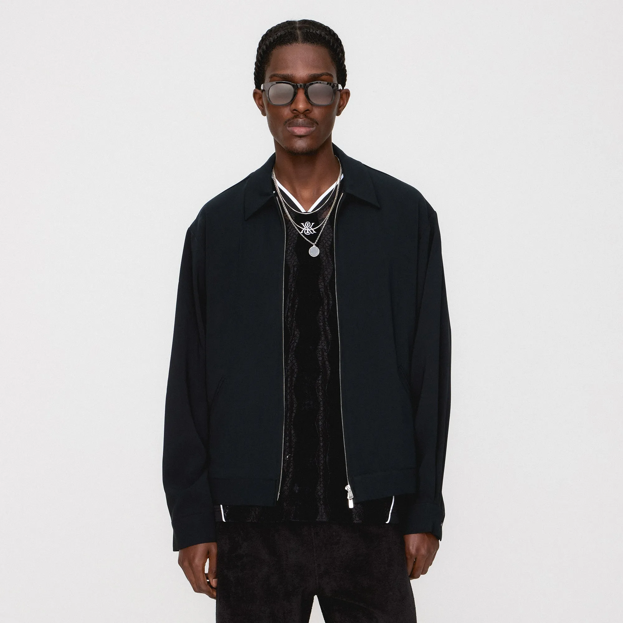 Comfortable" Kith Connor Blouson Jacket - Black