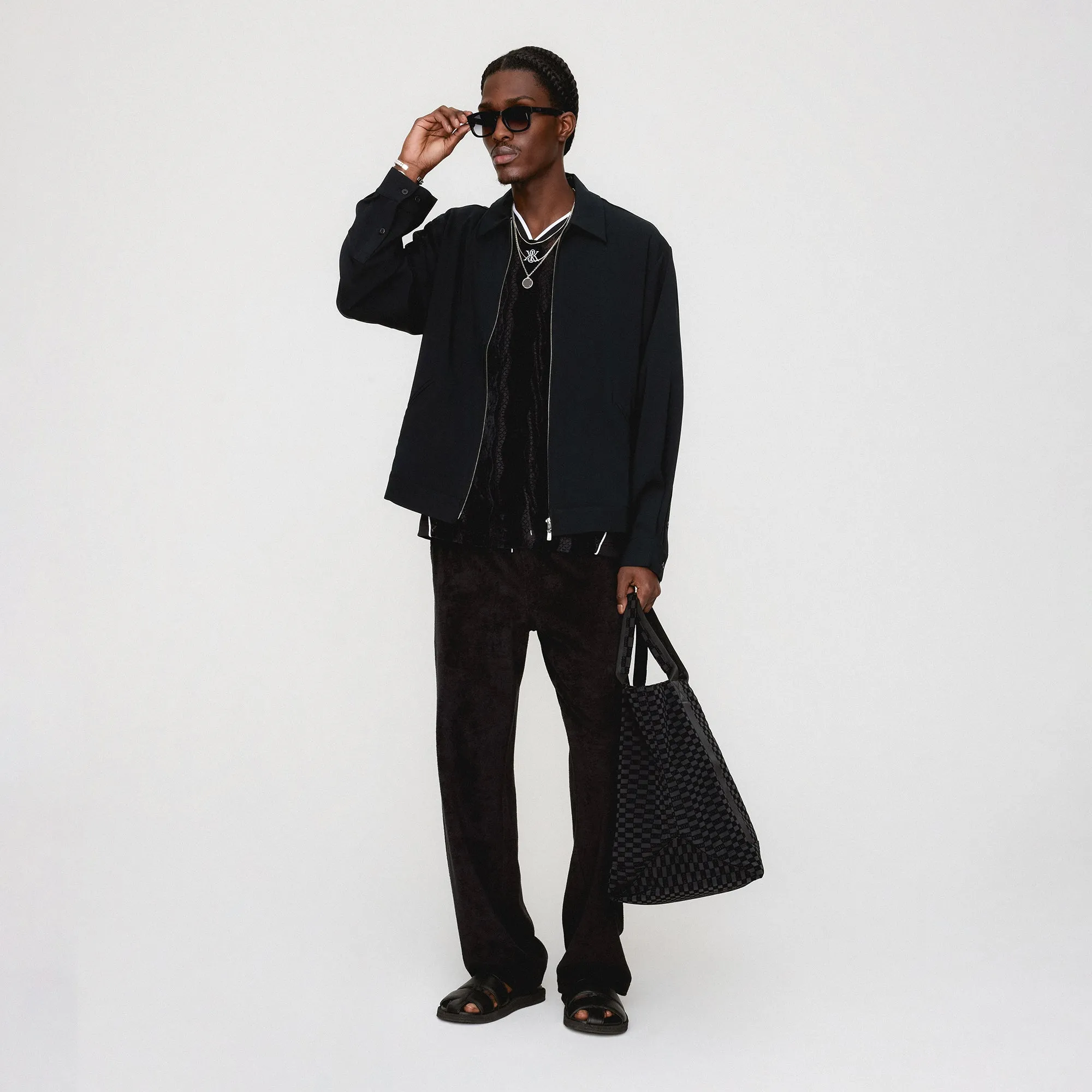 Carbon Fiber Tube More Functional Kith Connor Blouson Jacket - Black