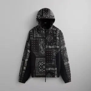Kith Deconstructed Bandana Madison V Jacket - Black Striped Feature