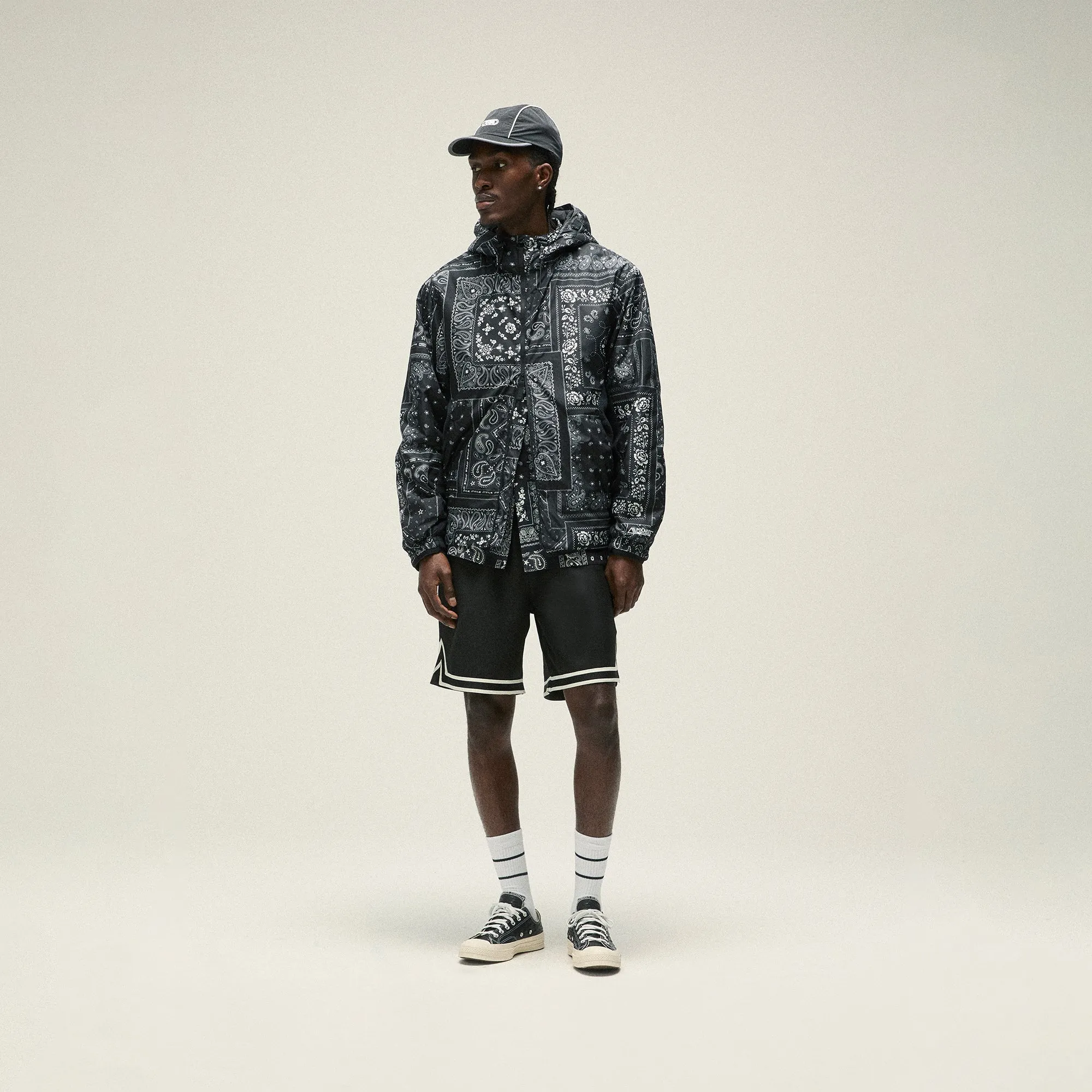 Division Kith Deconstructed Bandana Madison V Jacket - Black