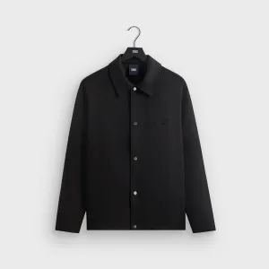 Kith Double Weave Coaches Jacket - Black Anti - Bruising Smooth Edge