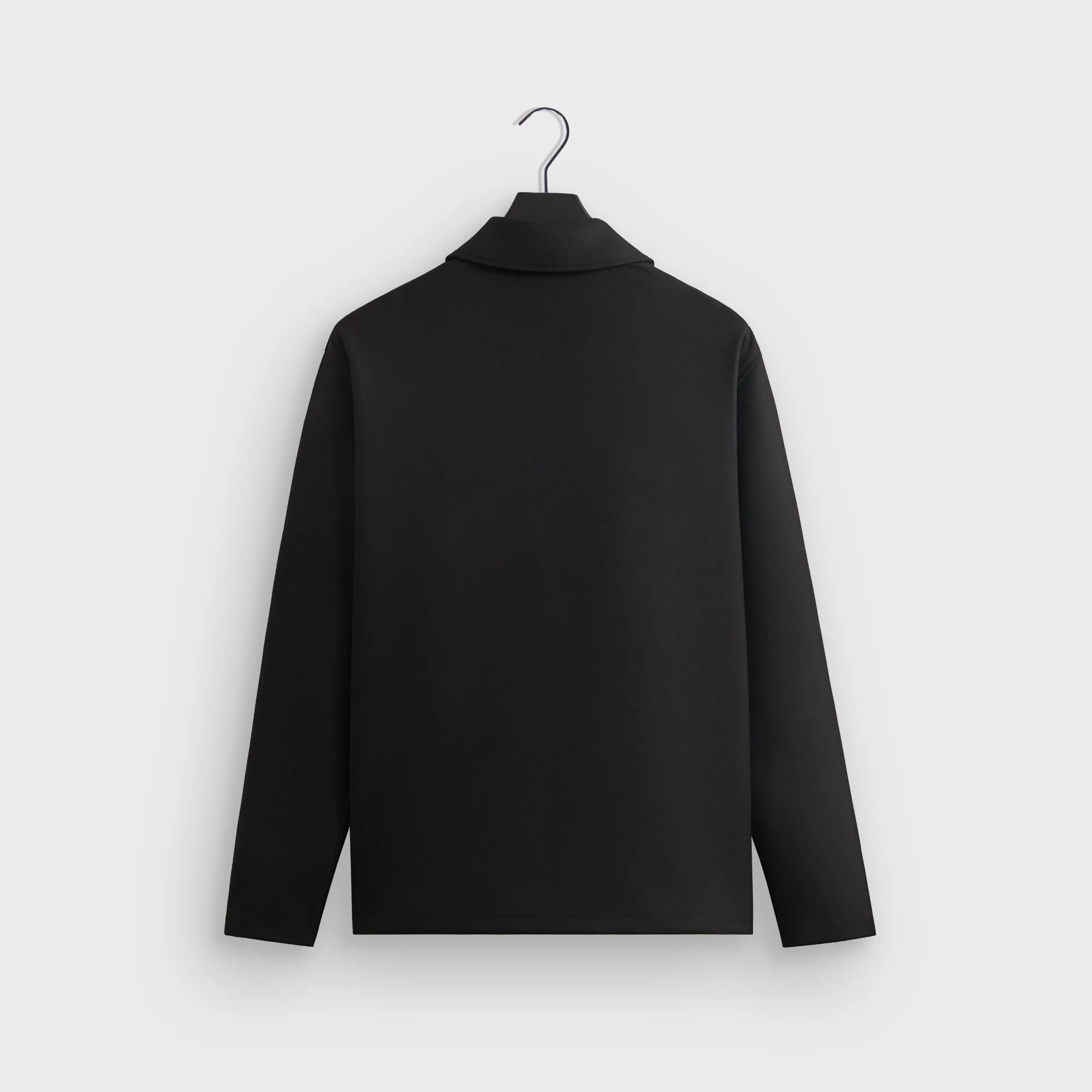 Kith Double Weave Coaches Jacket - Black Comfortable Elastic Fiber Edge Band