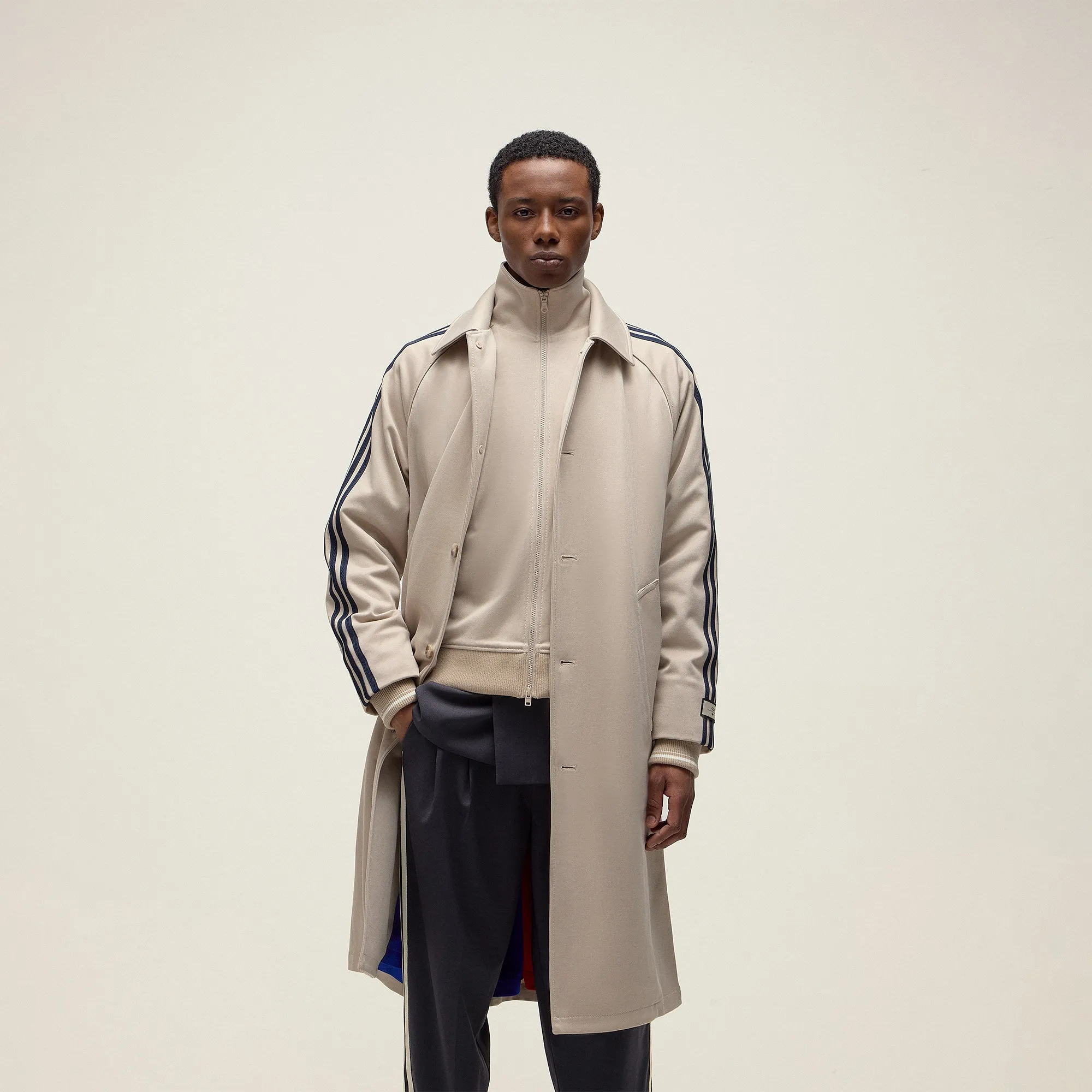Waistband Kith For Adidas Football Hybrid Trench Coat - Beige