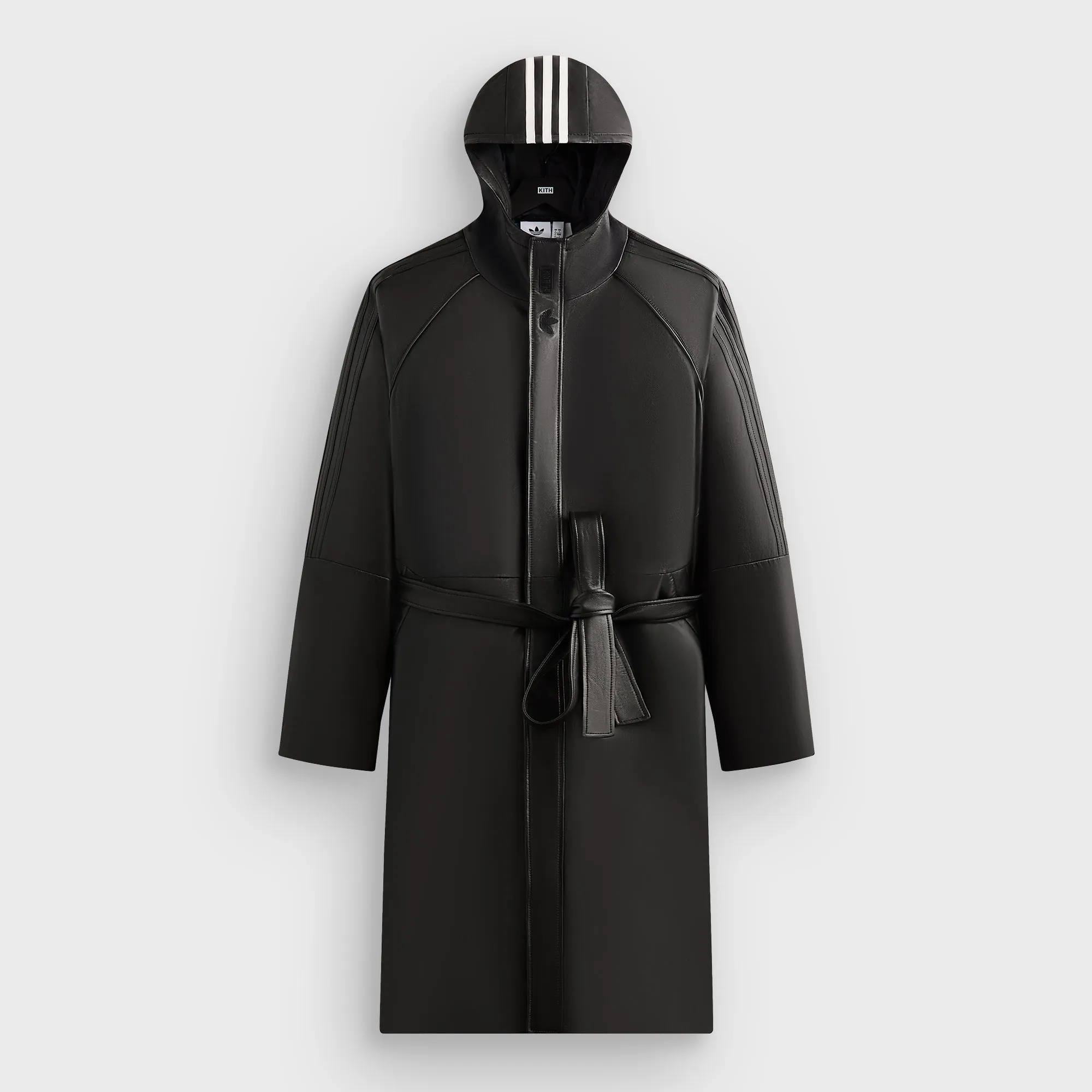 Brand Expansion Strategy Comfortable Calf Length Kith For Adidas Football Stadium Coat - Black