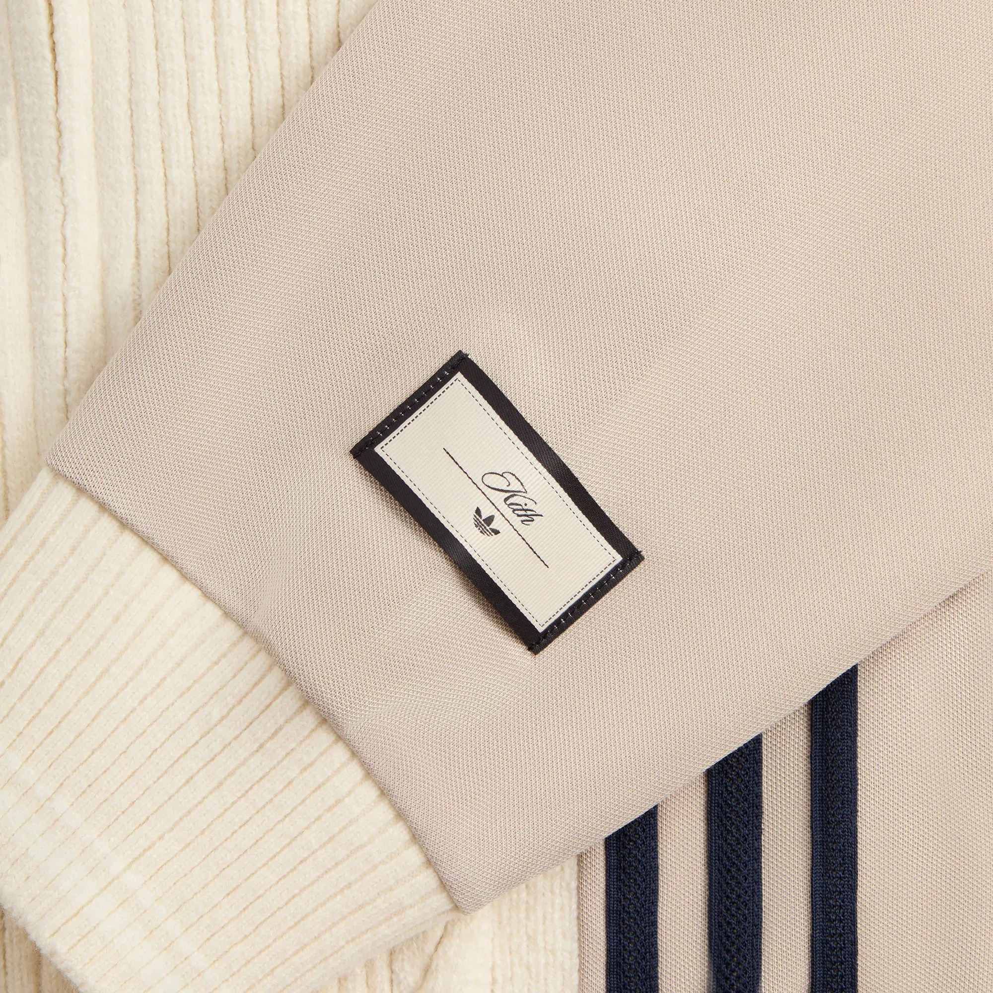 Kith For Adidas Football Track Suit Top - Beige Sound - Absorbent Strap Finish
