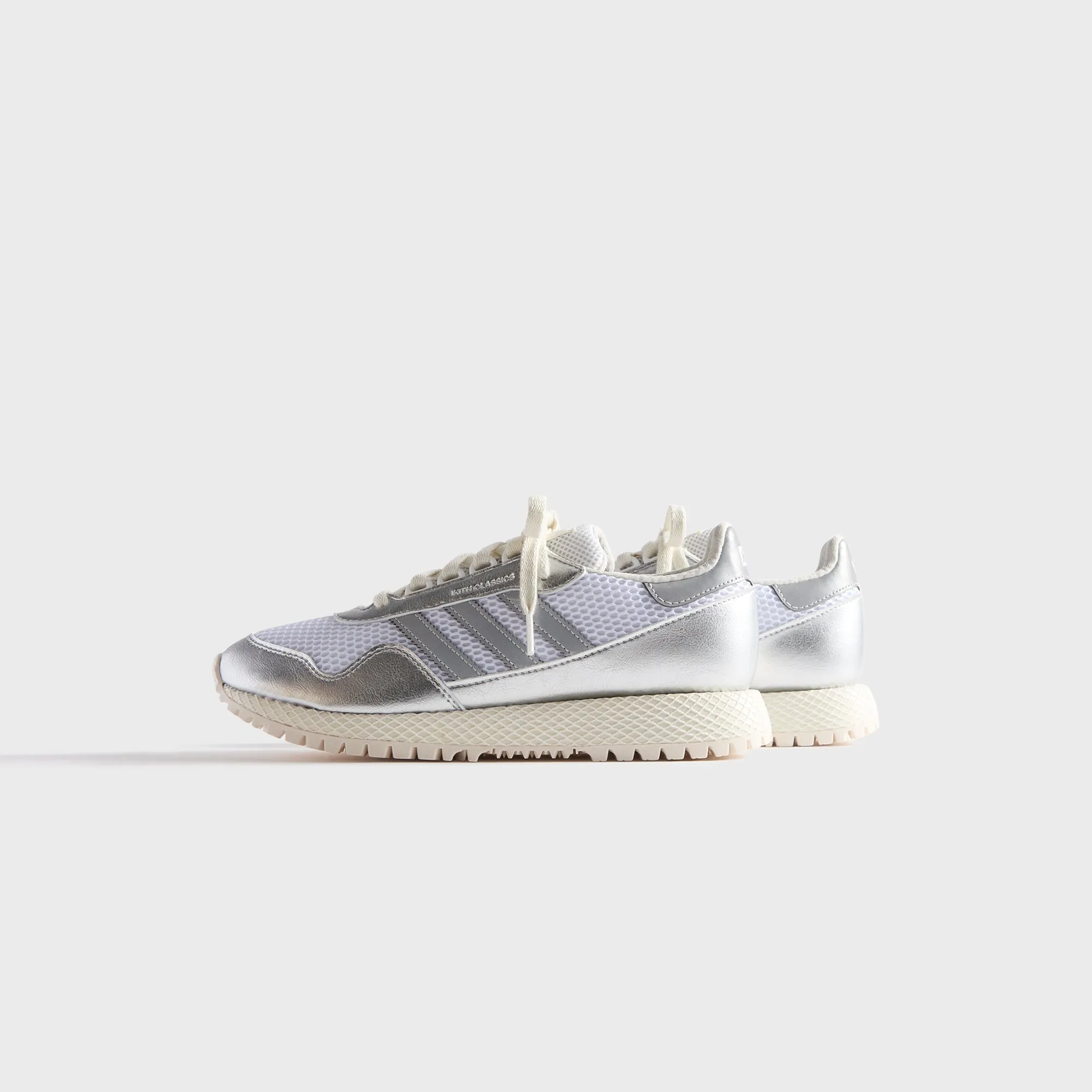 Kith For Adidas New York - White / Navy Blazer / Silver Metallic Studded Edge