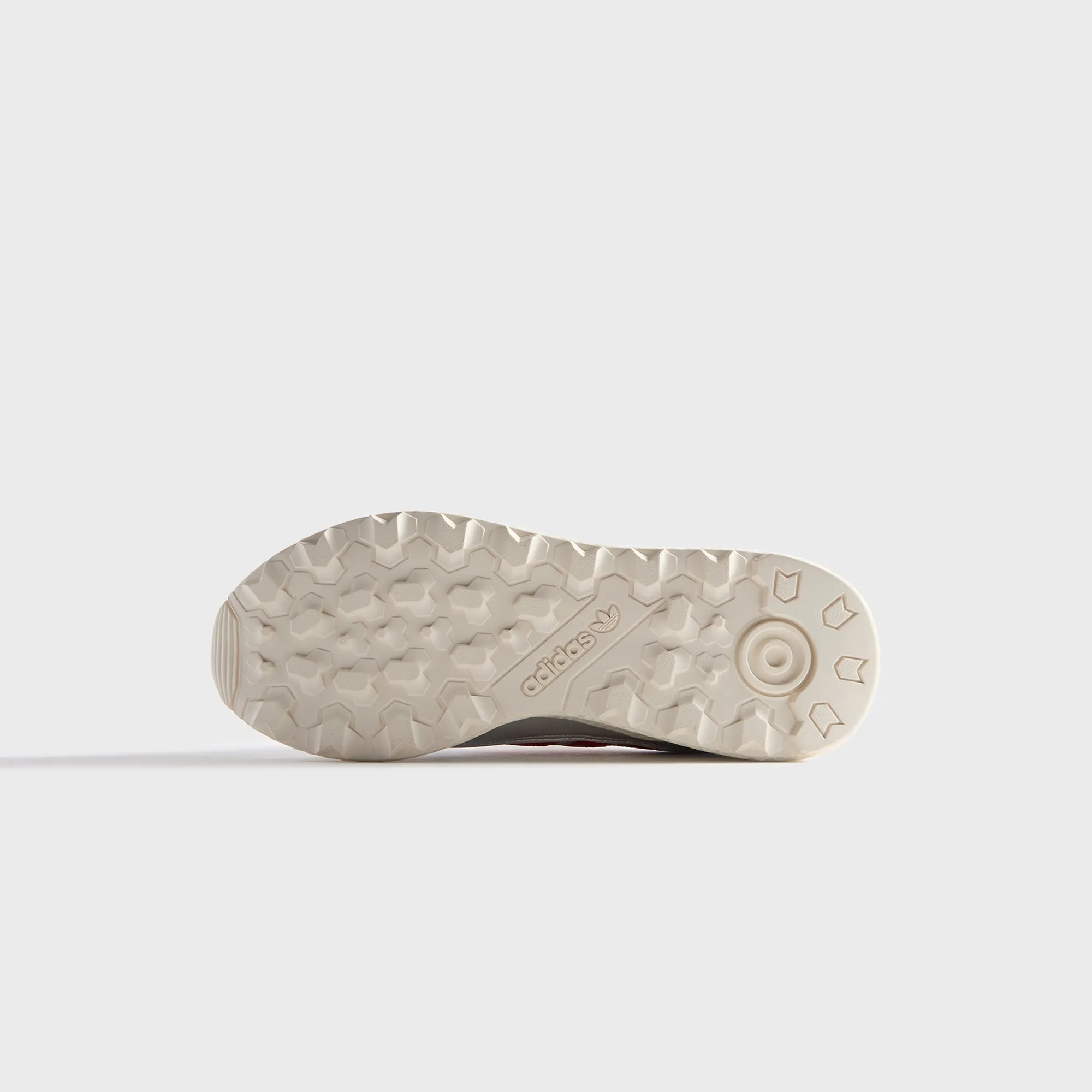 Trail Style Elastic Band Design Kith For Adidas Oregon Ultra Tech - White / Red / Silver Metallic