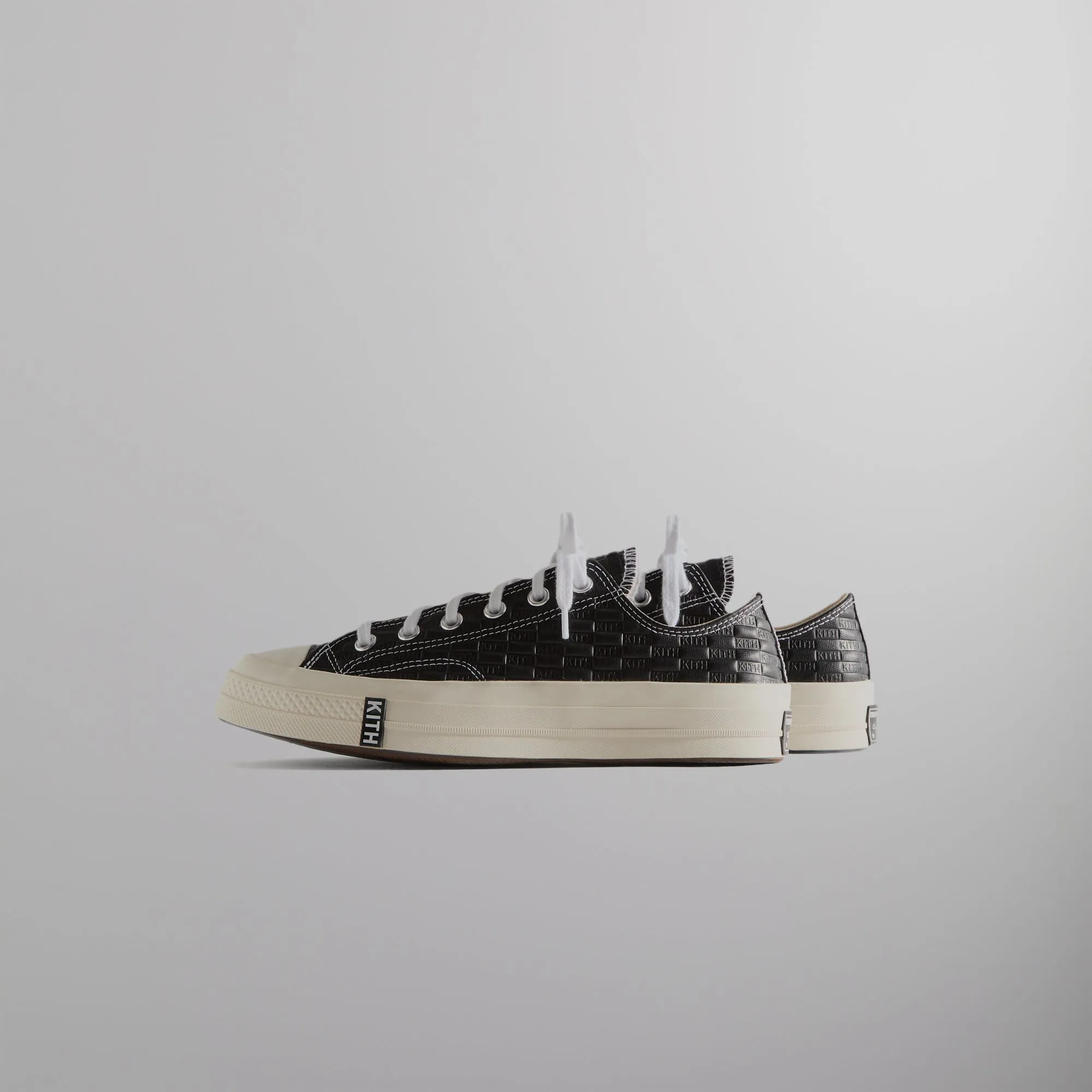 Comfort Lace-Up Comfortable For Skipping Kith For Converse Chuck Taylor All Star 1970 Ox - Black / Egret / White Box