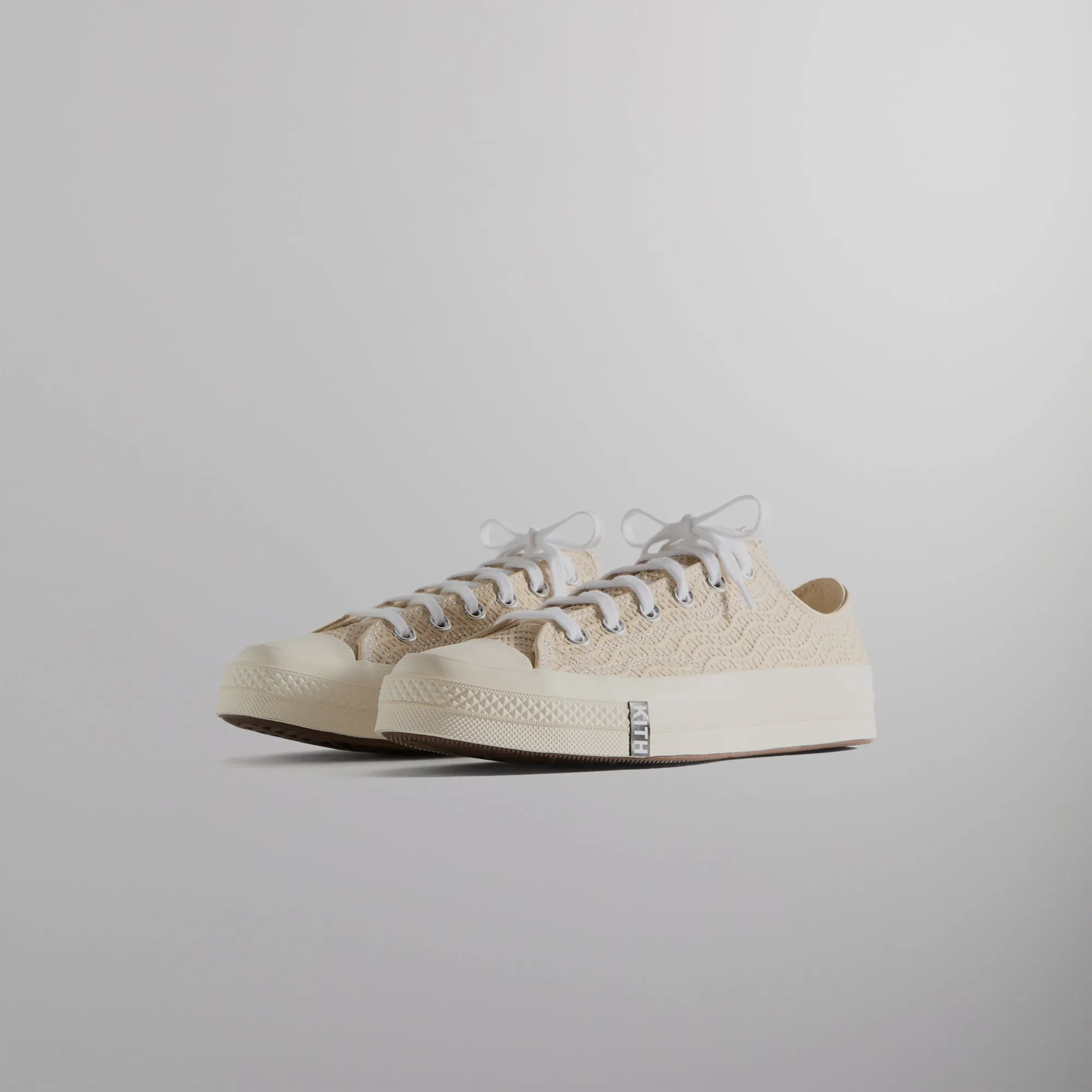 Walk with Purpose Kith For Converse Chuck Taylor All Star 1970 Ox - Egret / White / Black Wave