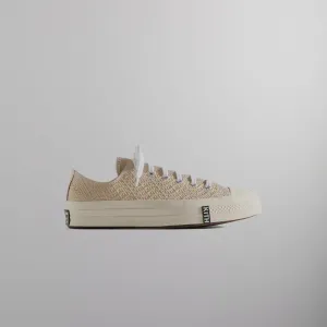 Kith For Converse Chuck Taylor All Star 1970 Ox - Egret / White / Black Wave Father's Day Sale Rule the Streets