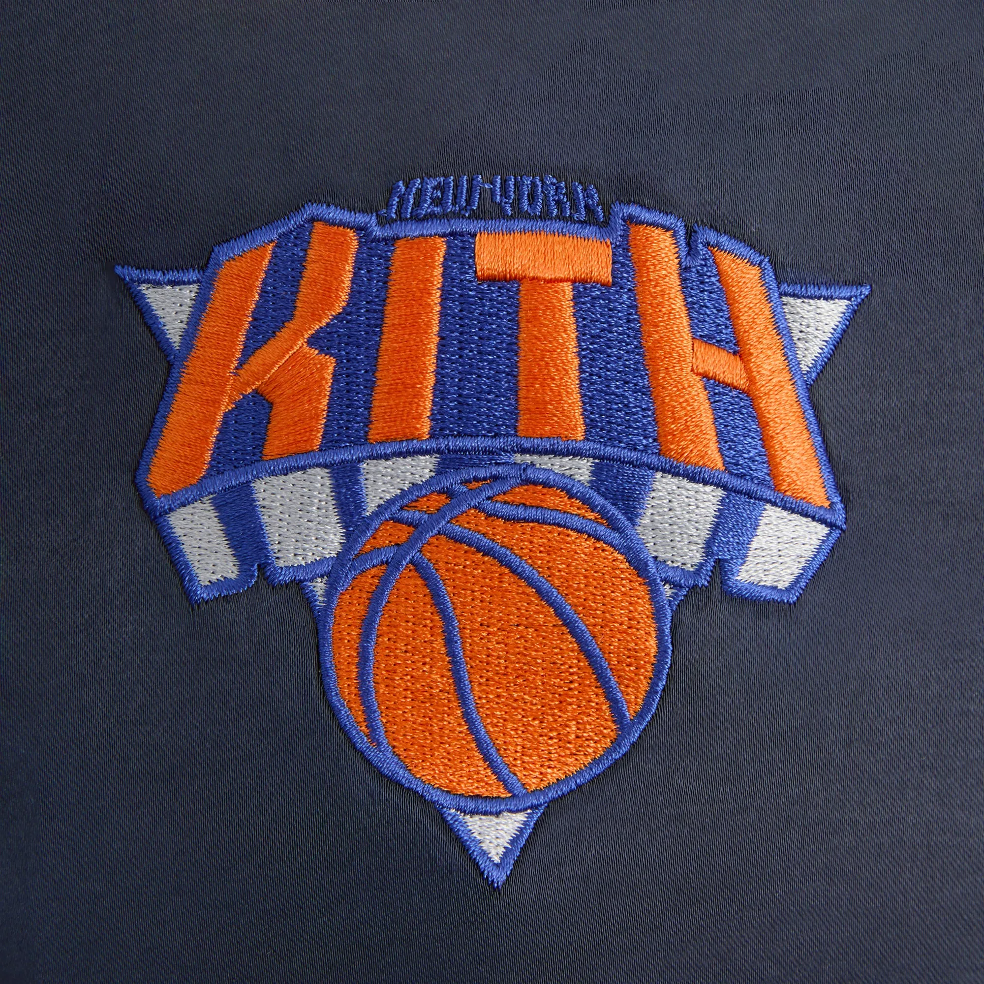 Supportive Nose Contemporary Filling Kith For The New York Knicks Souvenir Jacket - Nocturnal