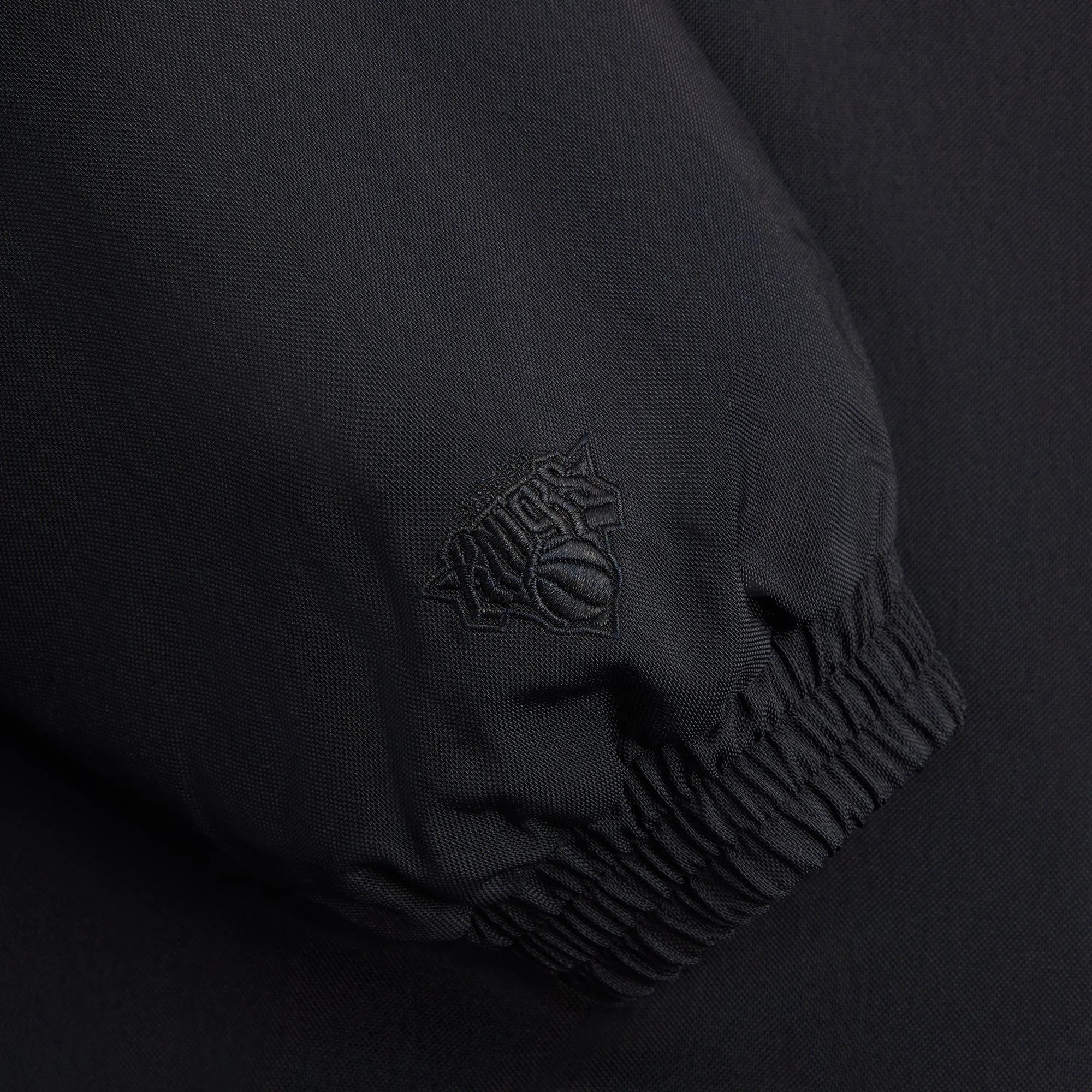Kith For The New York Knicks Wings Quarter Zip Anorak - Black Non-Rubbing Edges Design High Back
