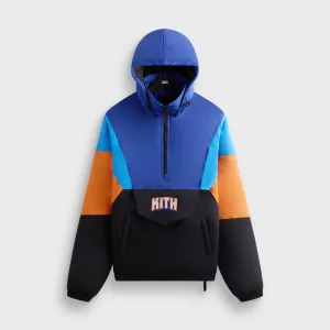 Intelligently Designed Kith For The New York Knicks Wings Quarter Zip Anorak - Black