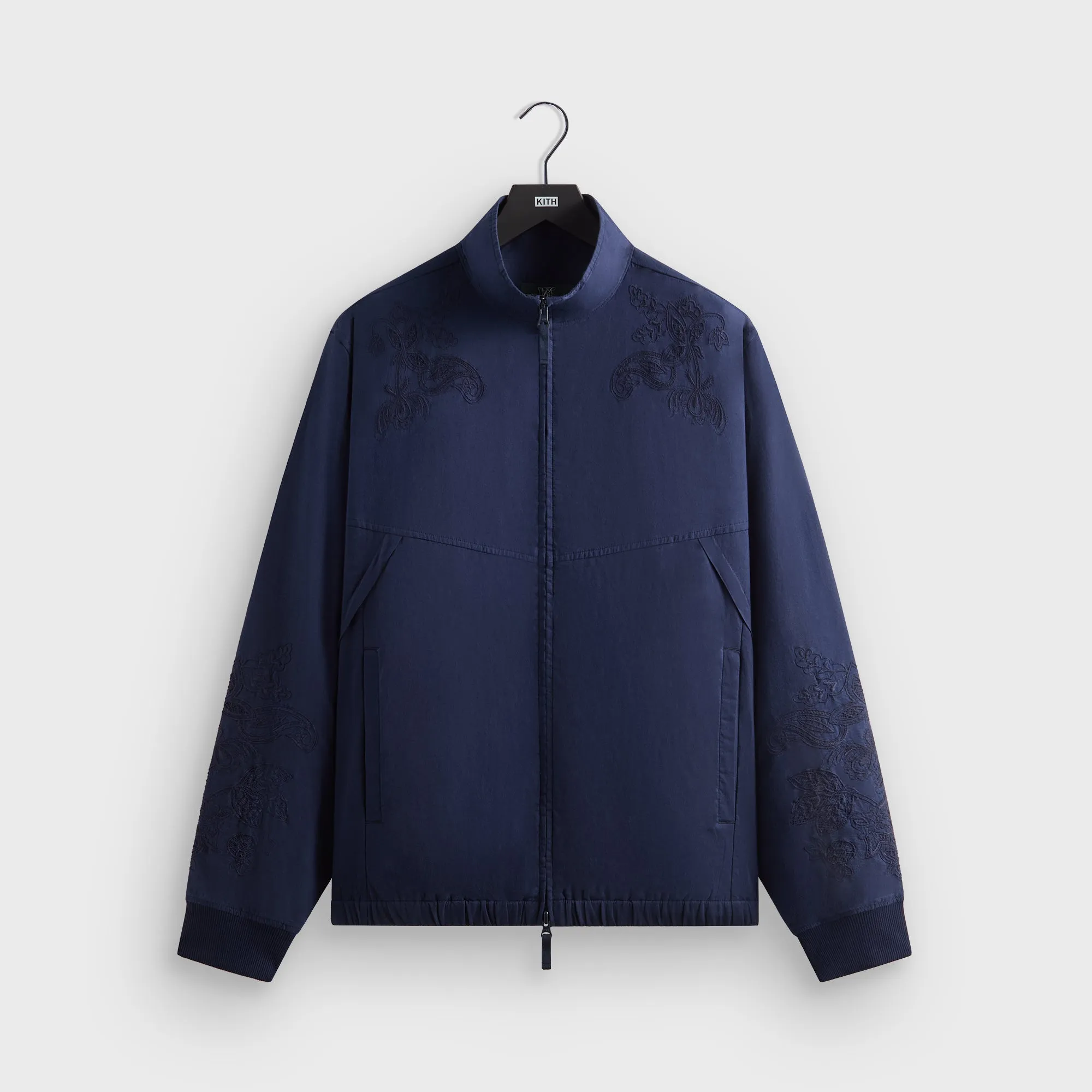 Kith For Wilson Embroidered Mesh Track Jacket - Nocturnal Blazers