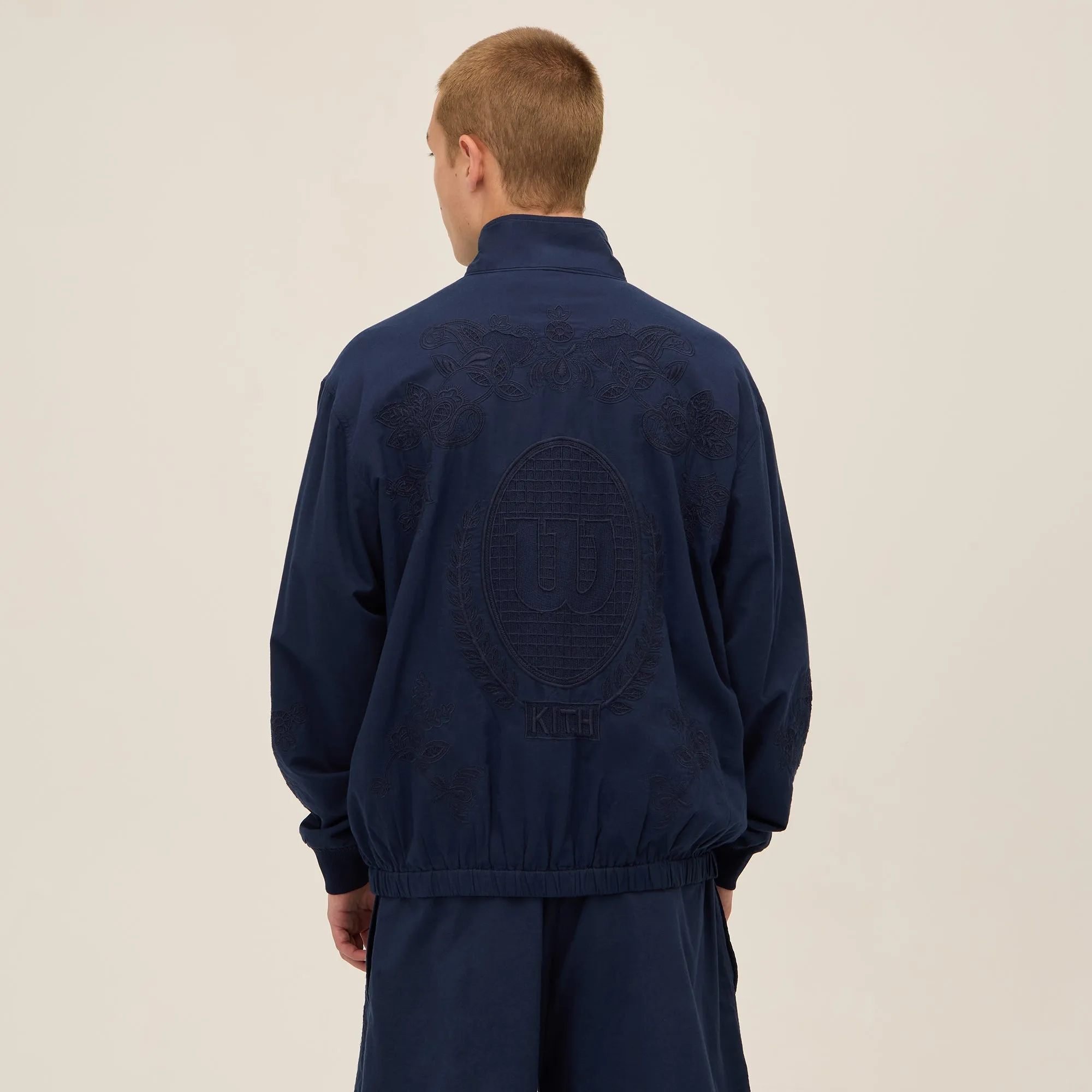Wrap Shorts Wrap Anti - Slip Socks Kith For Wilson Embroidered Mesh Track Jacket - Nocturnal